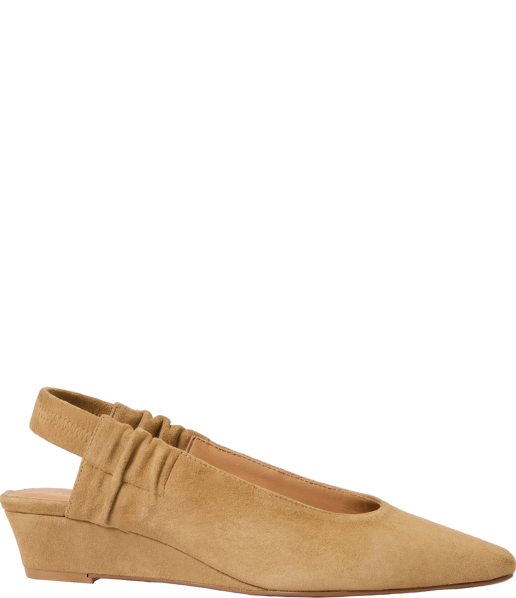 Andre Assous Odeya Suede Slingback Wedge Pumps
