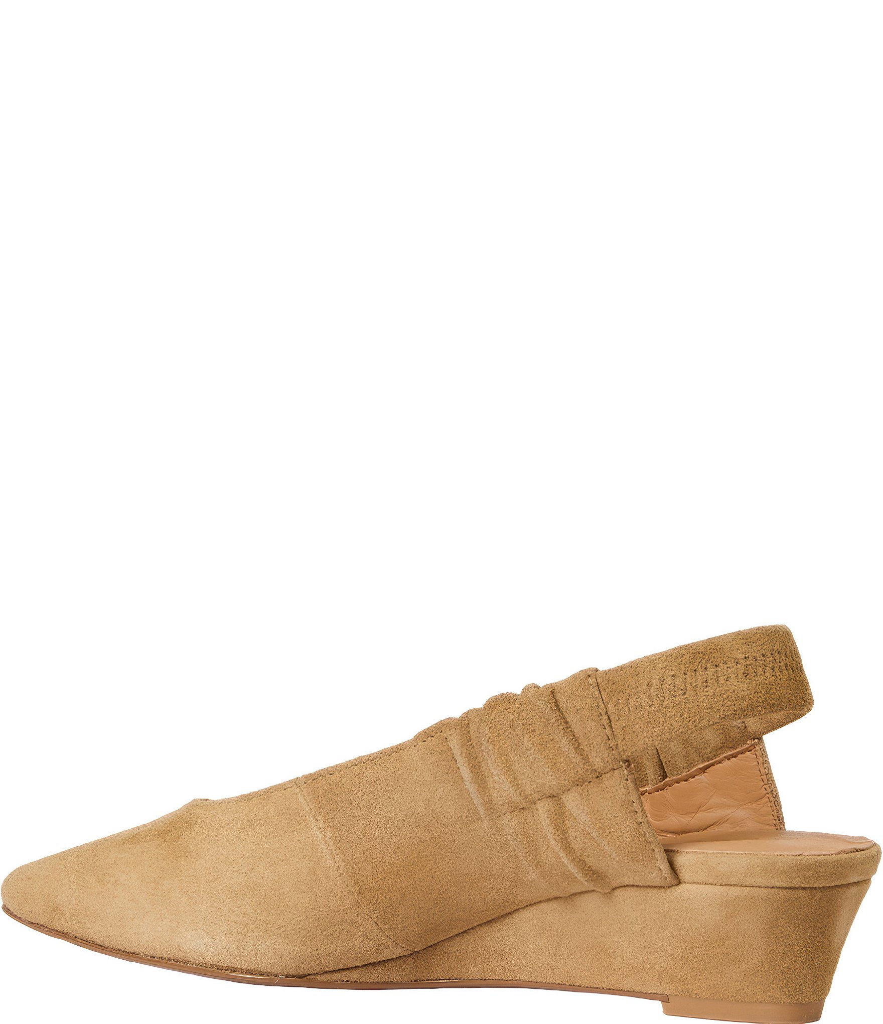 Andre Assous Odeya Suede Slingback Wedge Pumps
