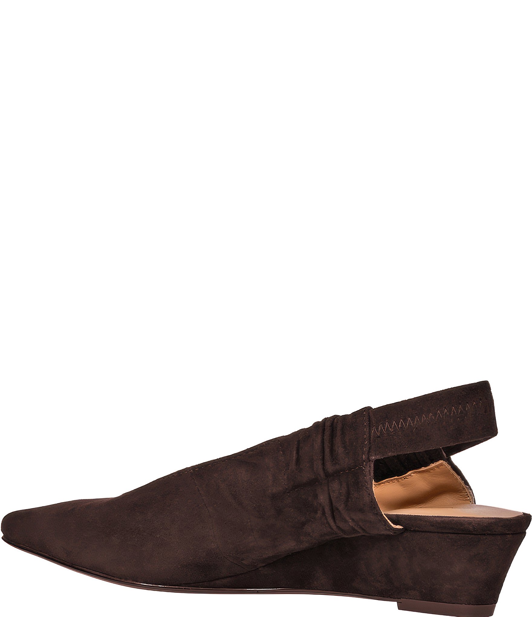 Andre Assous Odeya Suede Slingback Wedge Pumps