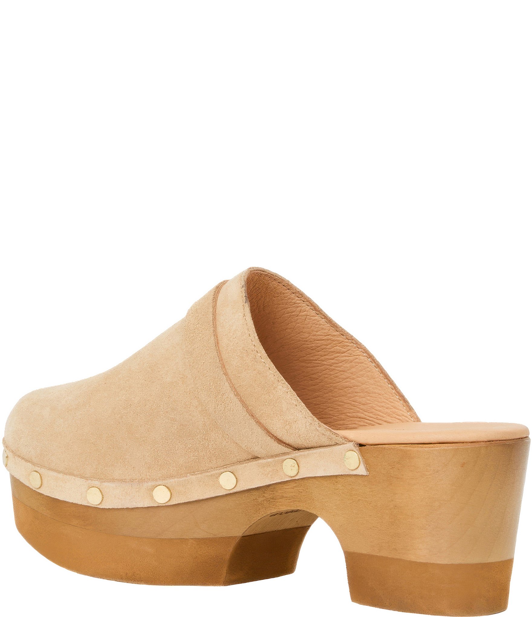 Andre Assous Olivia Suede Studded Clogs