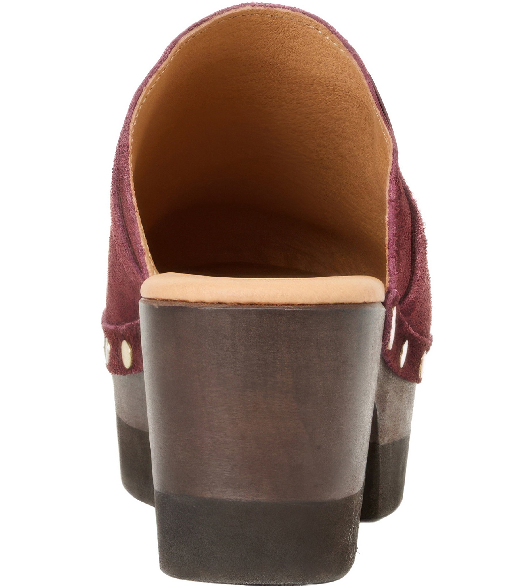 Andre Assous Olivia Suede Studded Clogs