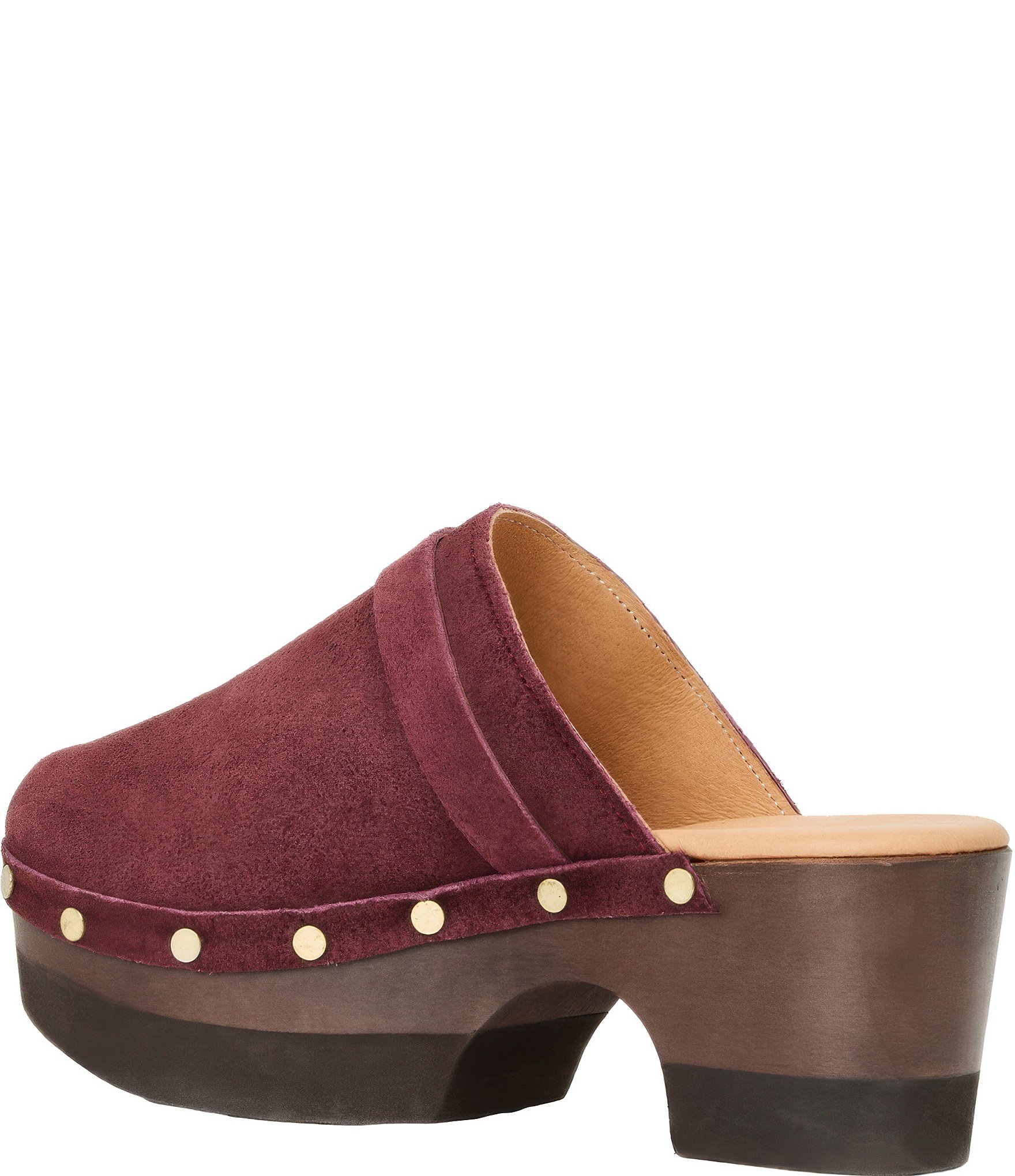 Andre Assous Olivia Suede Studded Clogs