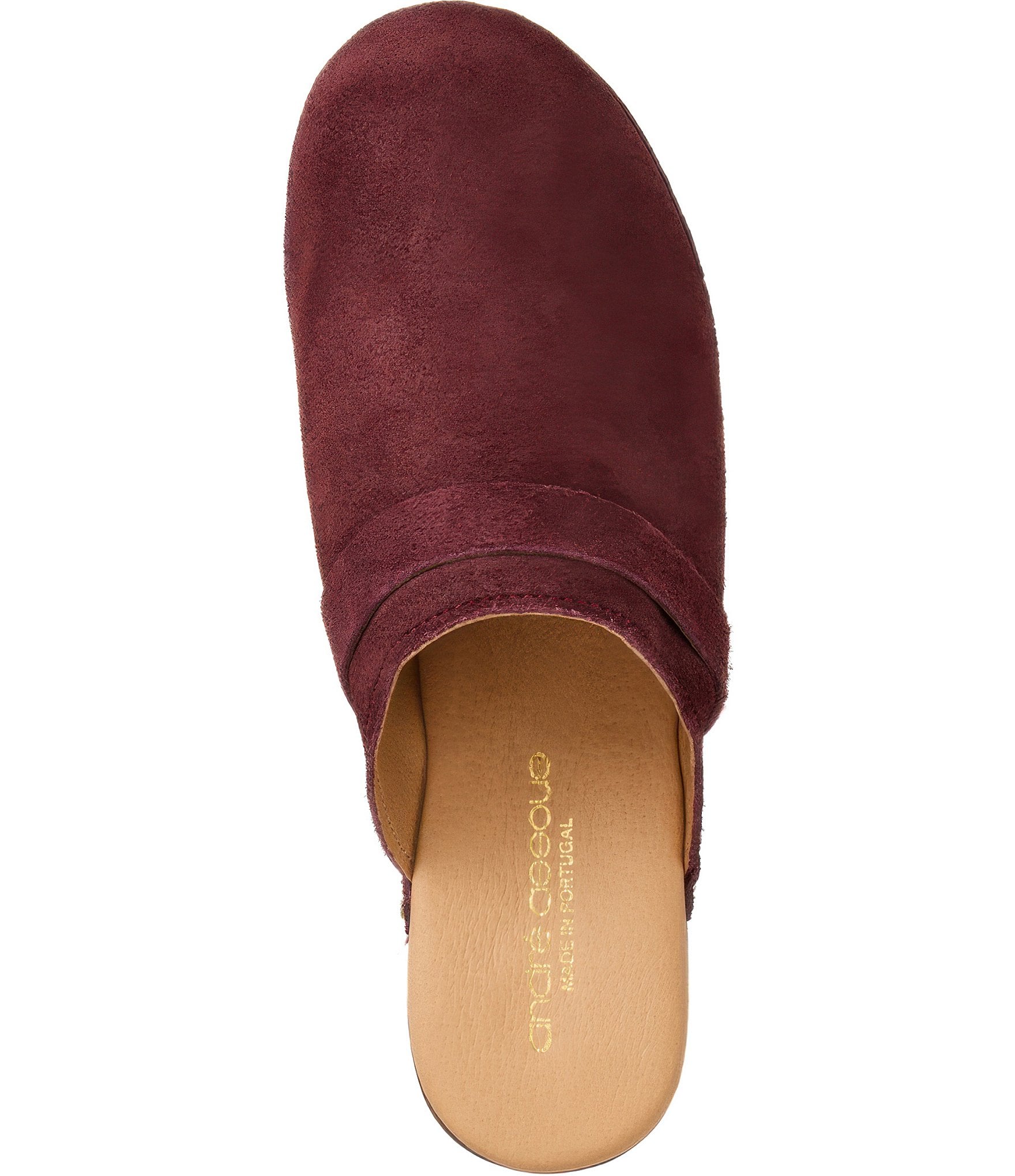 Andre Assous Olivia Suede Studded Clogs