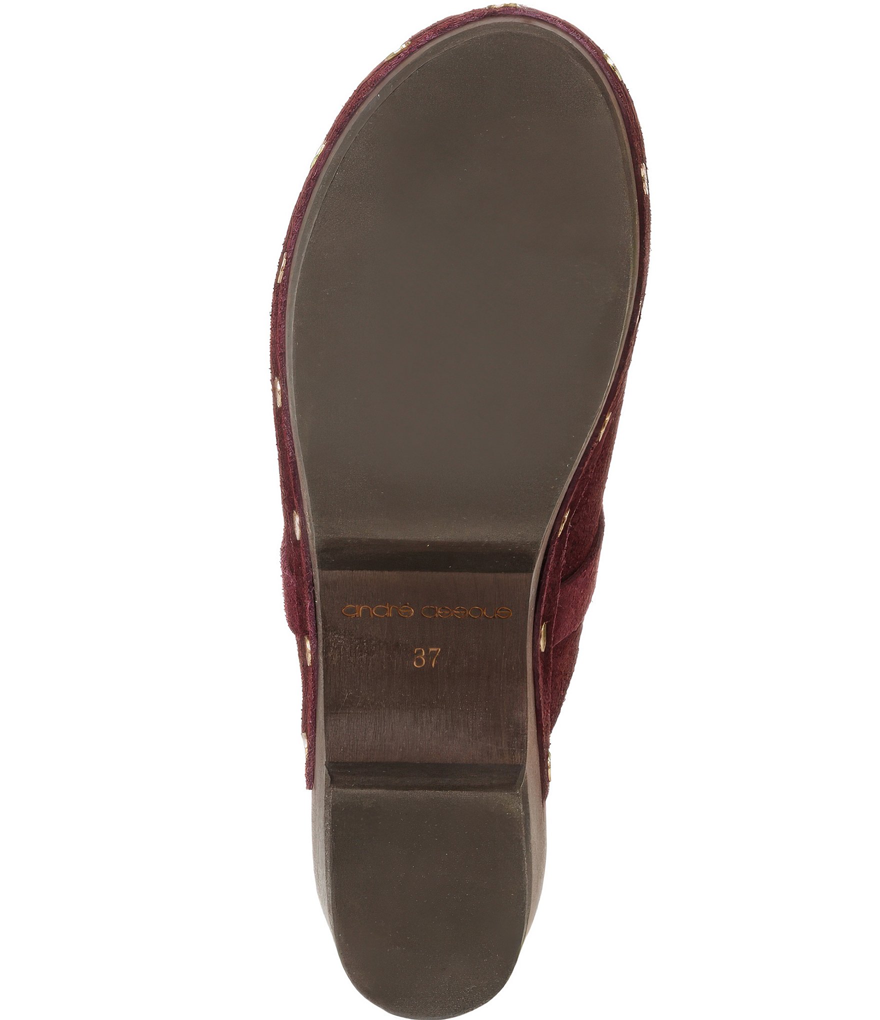 Andre Assous Olivia Suede Studded Clogs