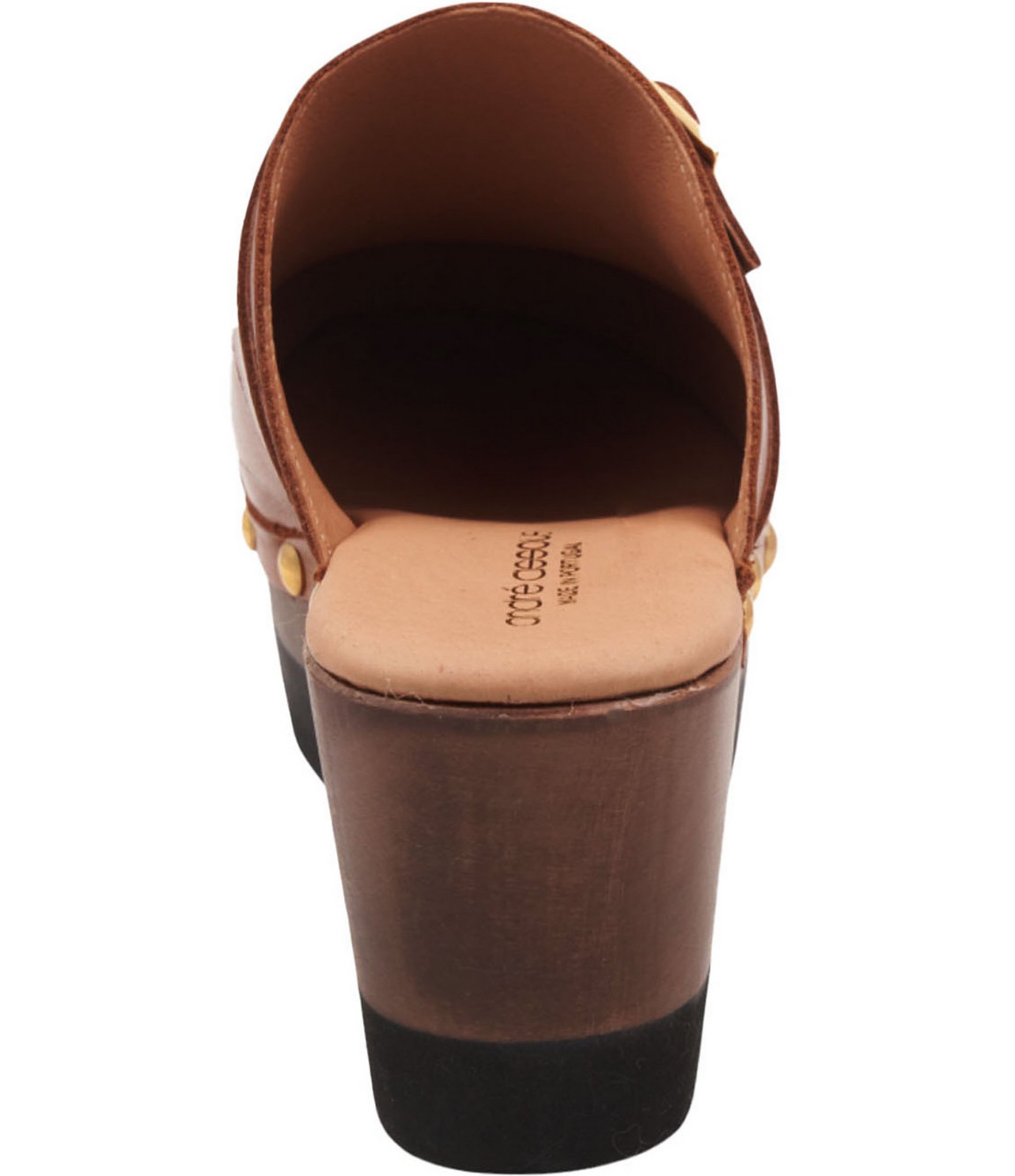 Andre Assous Orla Leather Studded Clogs