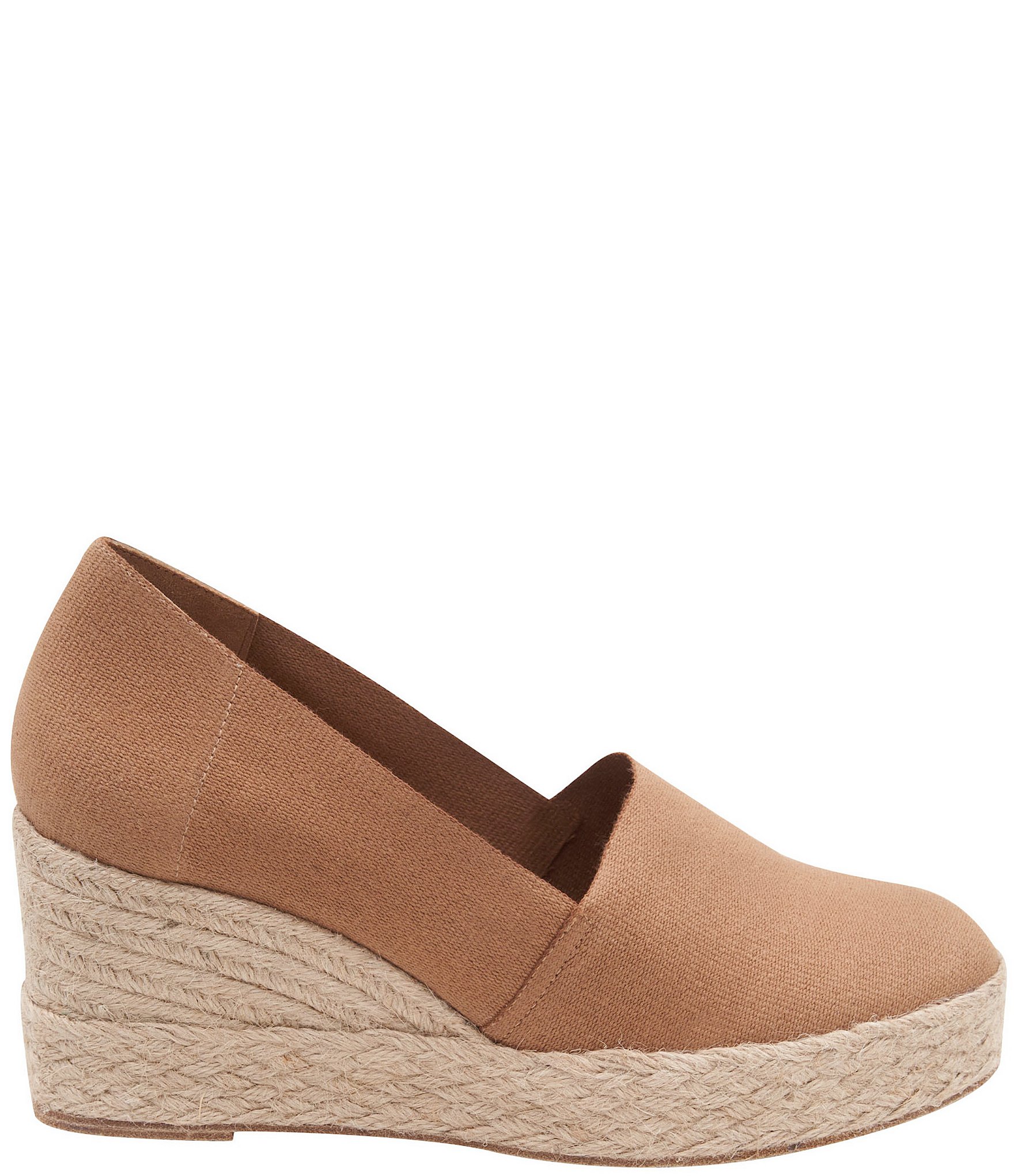 Andre Assous Patti Canvas Platform Wedge Slip On Espadrilles