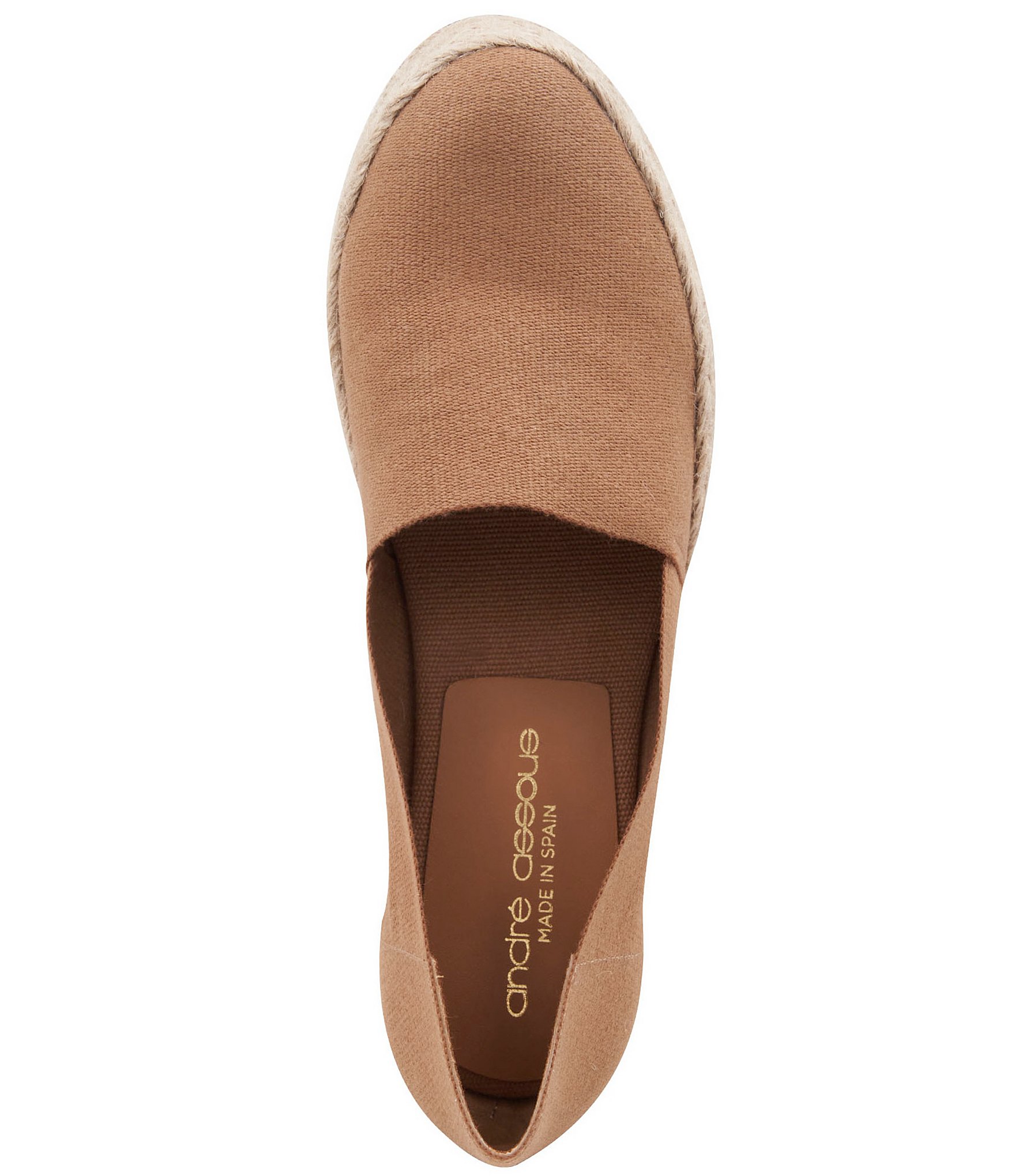 Andre Assous Patti Canvas Platform Wedge Slip On Espadrilles
