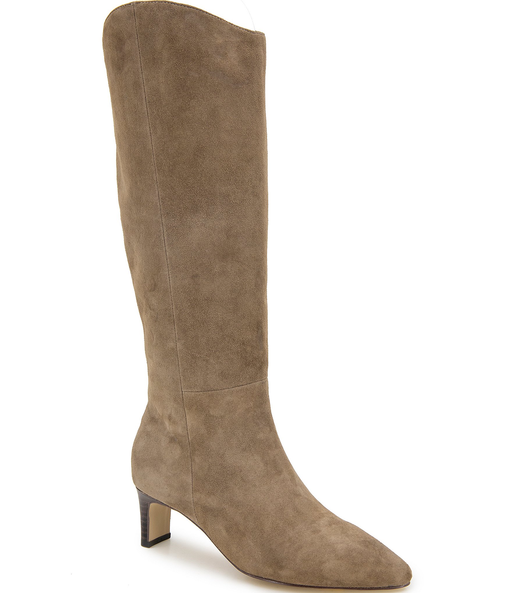 Andre Assous Walma Suede Pointed Toe Tall Boots