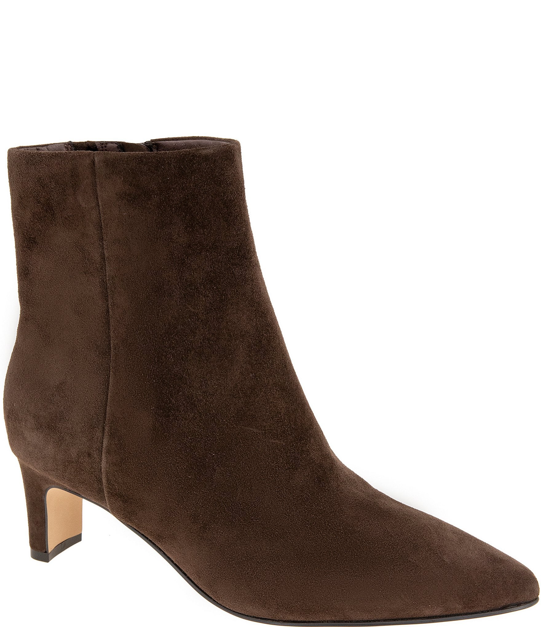 Andre Assous Winter Suede Pointed Toe Dress Booties