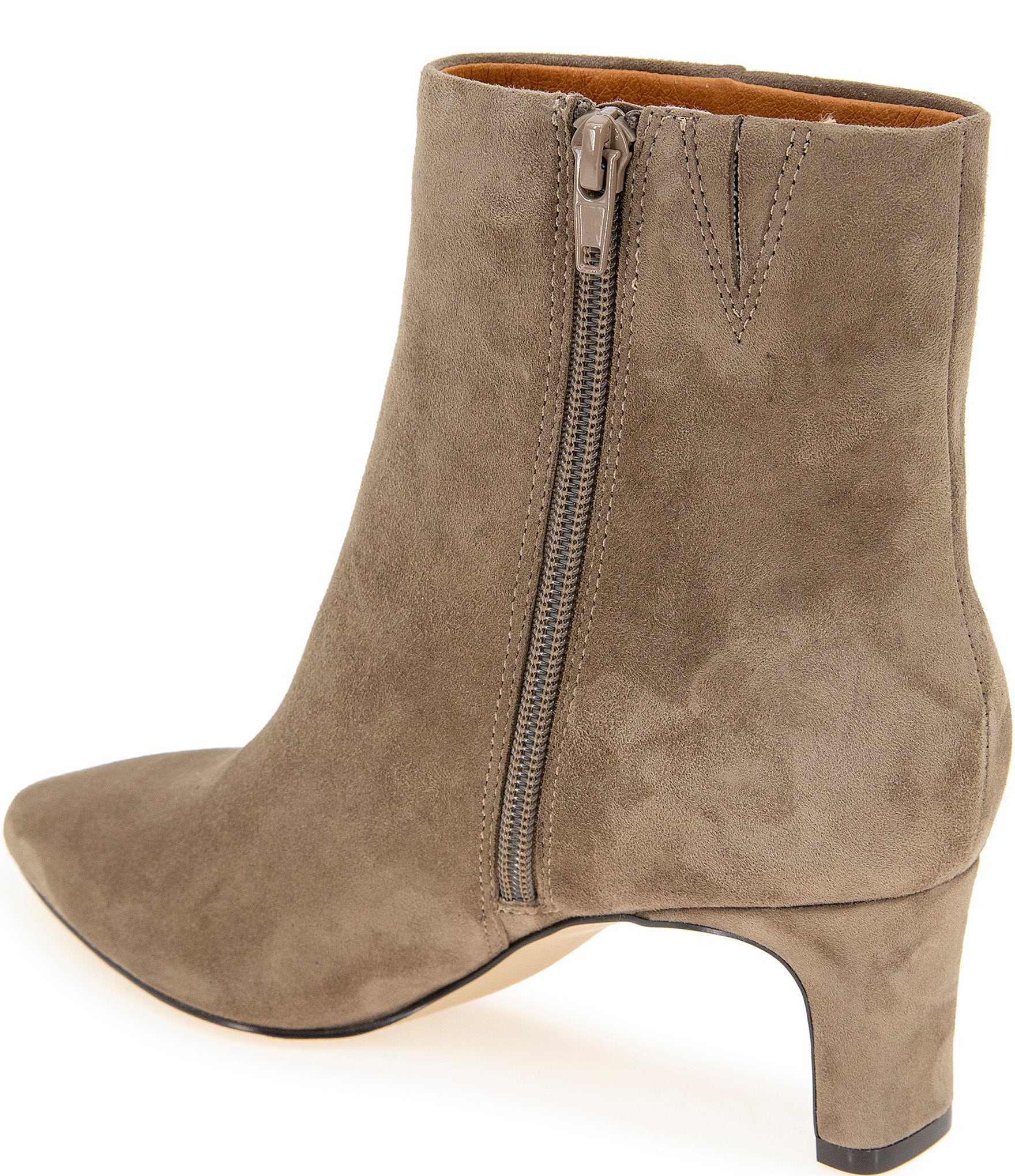 Andre Assous Winter Suede Pointed Toe Dress Booties