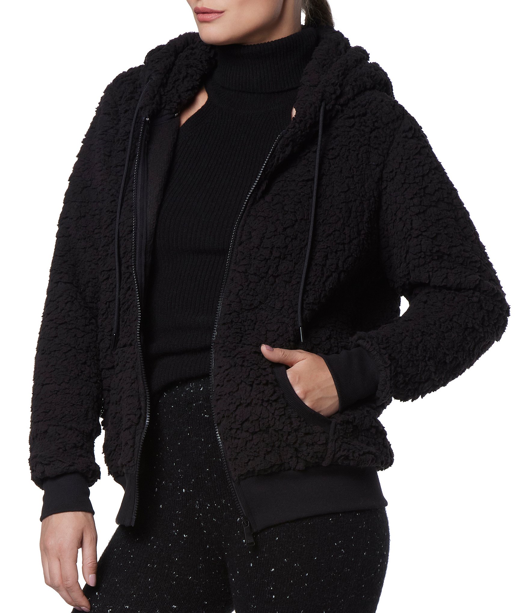 Andrew marc performance sale becket knit jacket