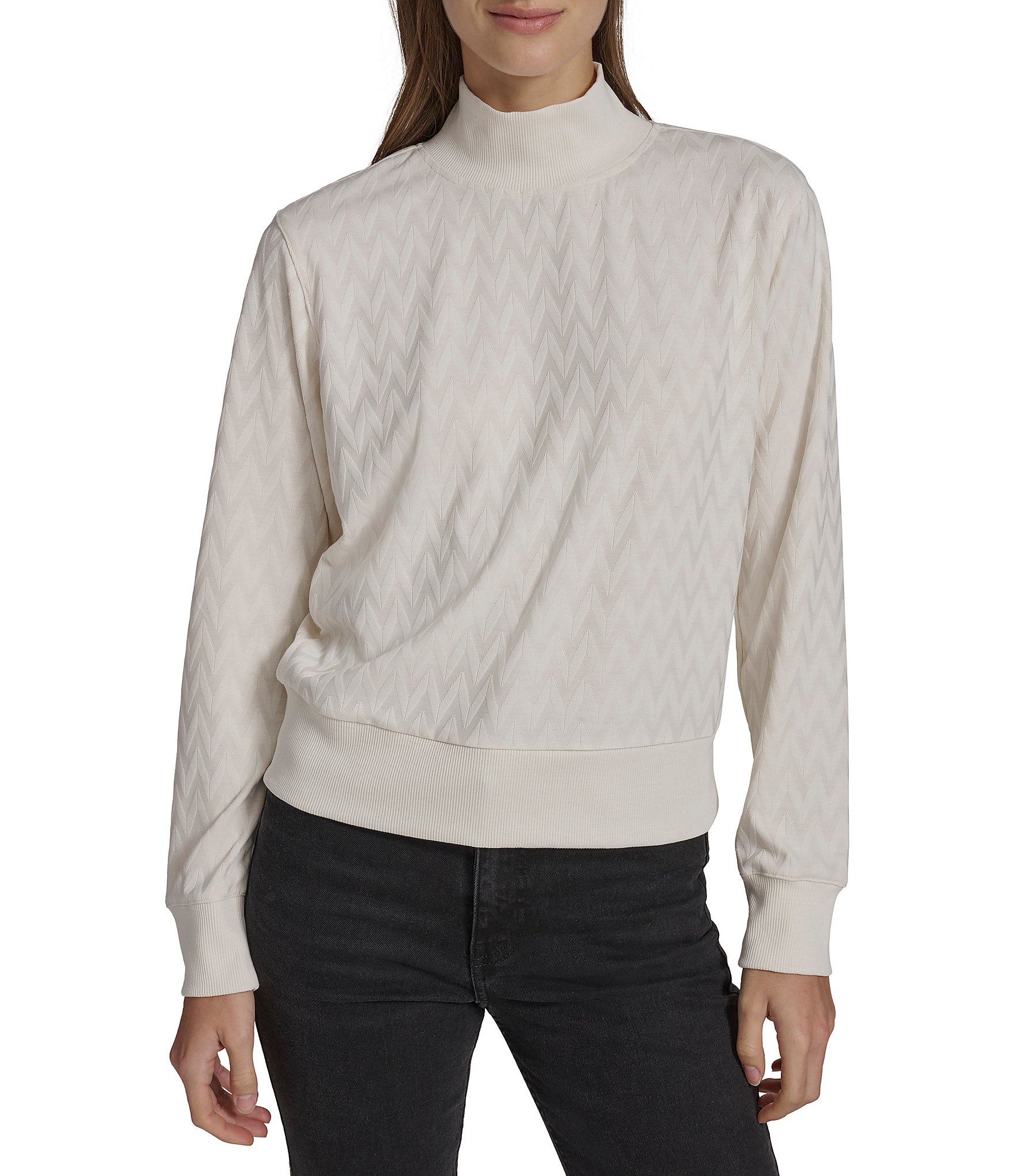 Free People San Vincent Funnel Neck Sweater in sold Birch