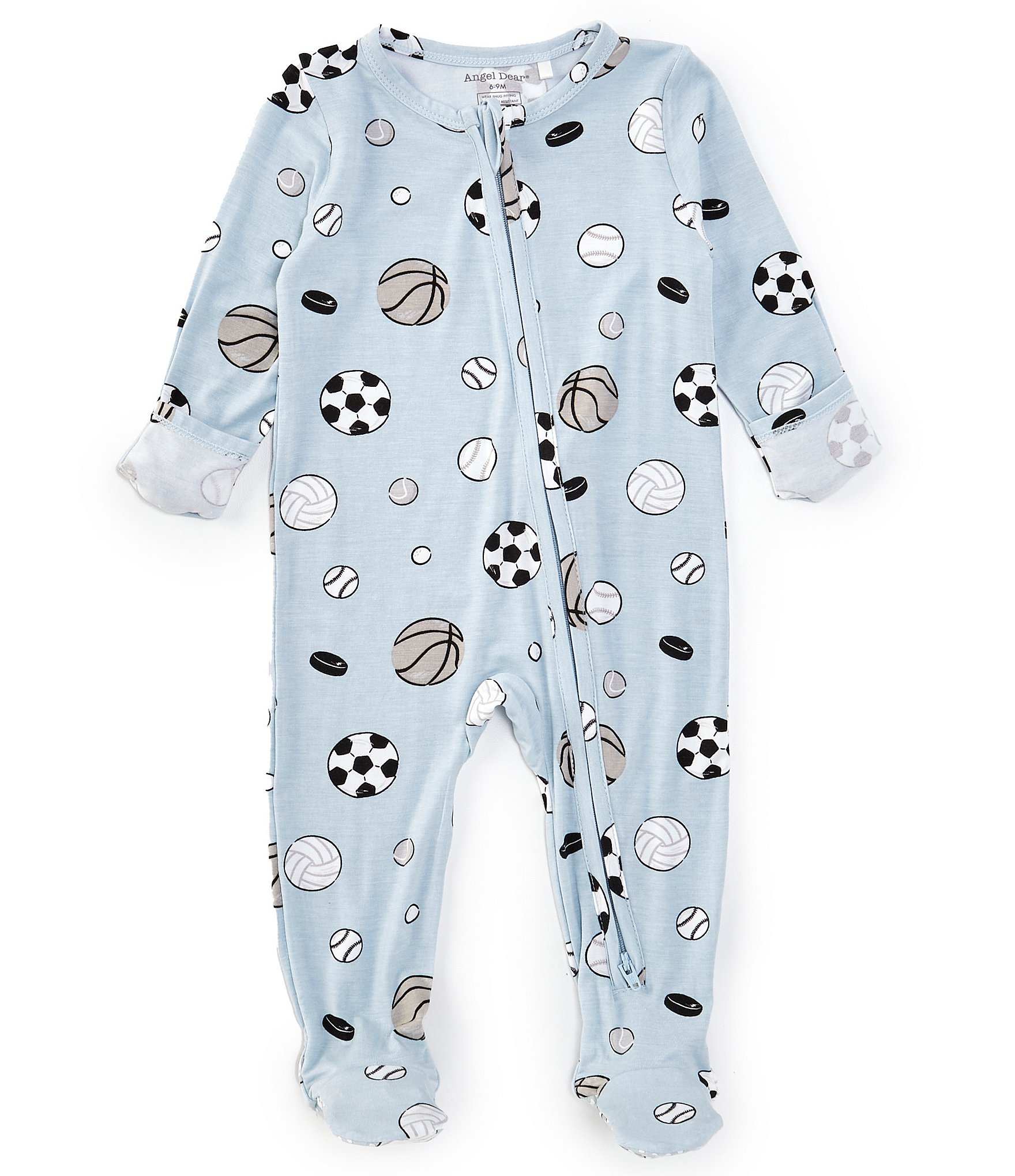 Angel Dear Baby Boys Newborn-24 Months Long Sleeve Sports Coverall