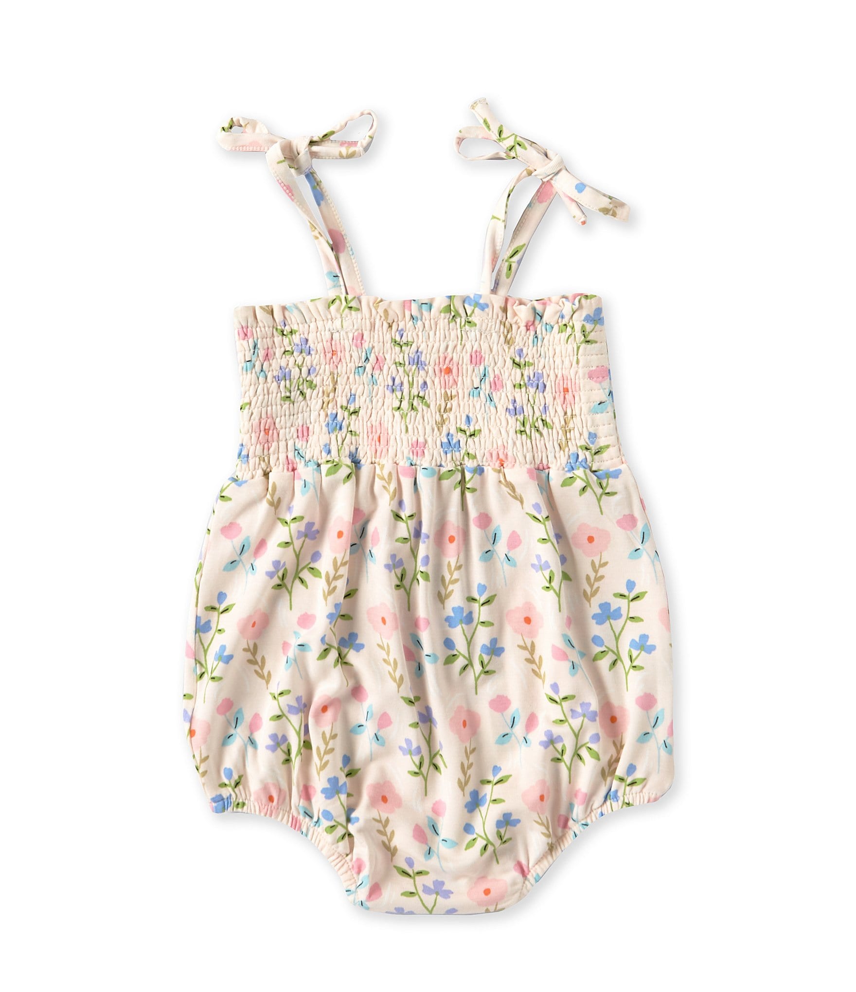 Angel Dear Baby Girls Newborn-12 Months Simple Floral Print Bubble