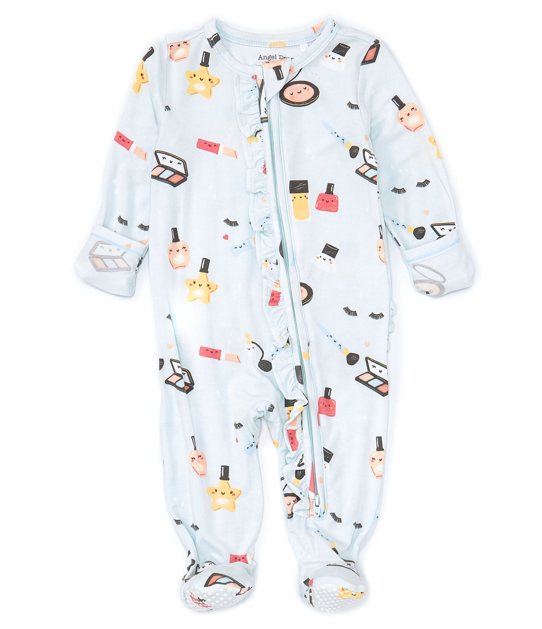 Angel Dear Happy Groceries 2 Way Zipper Footie - 9-12 Months