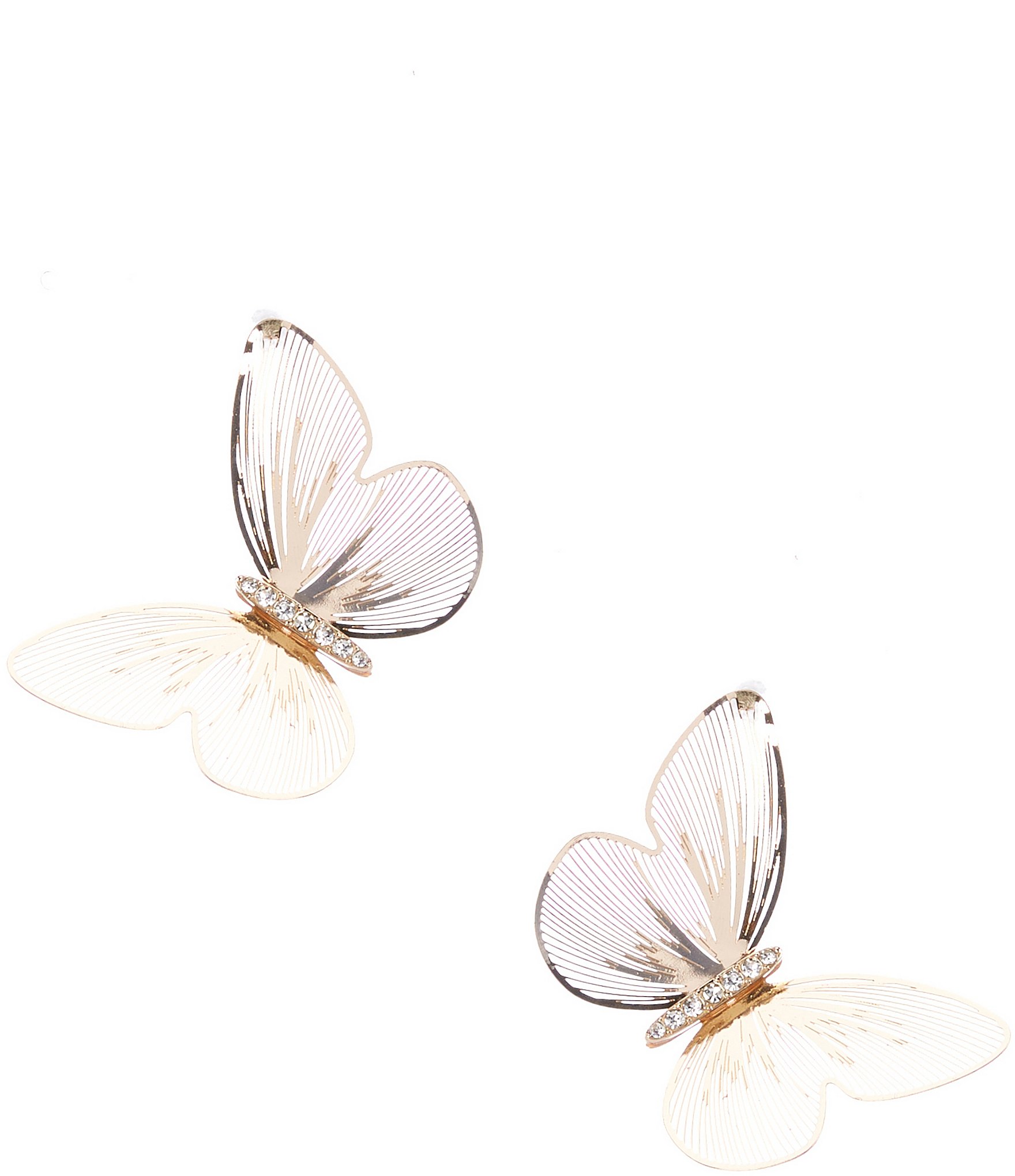 Anna & Ava 3D Butterfly Drop Earrings | Dillard's