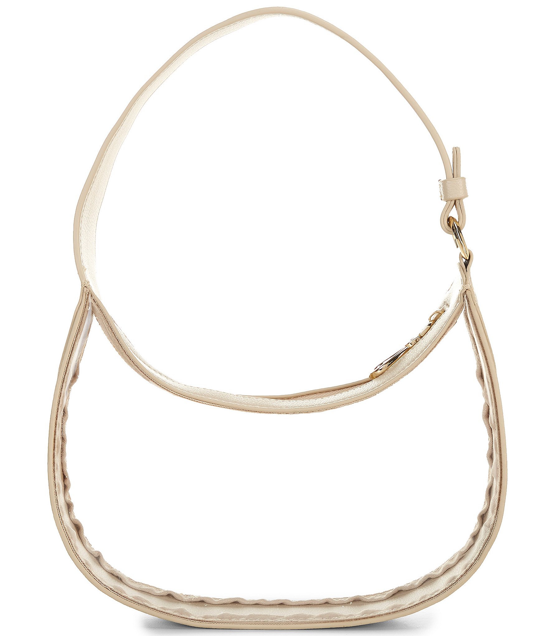 Anna & Ava Clear Crescent Mini Hobo Bag