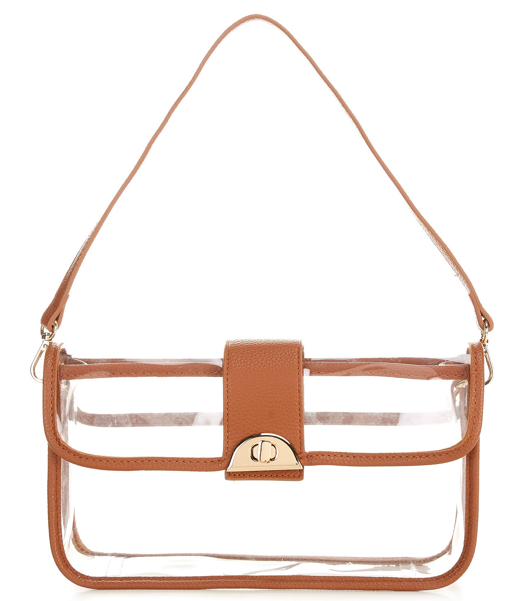 Anna & Ava Clear East West Flat Crossbody Bag