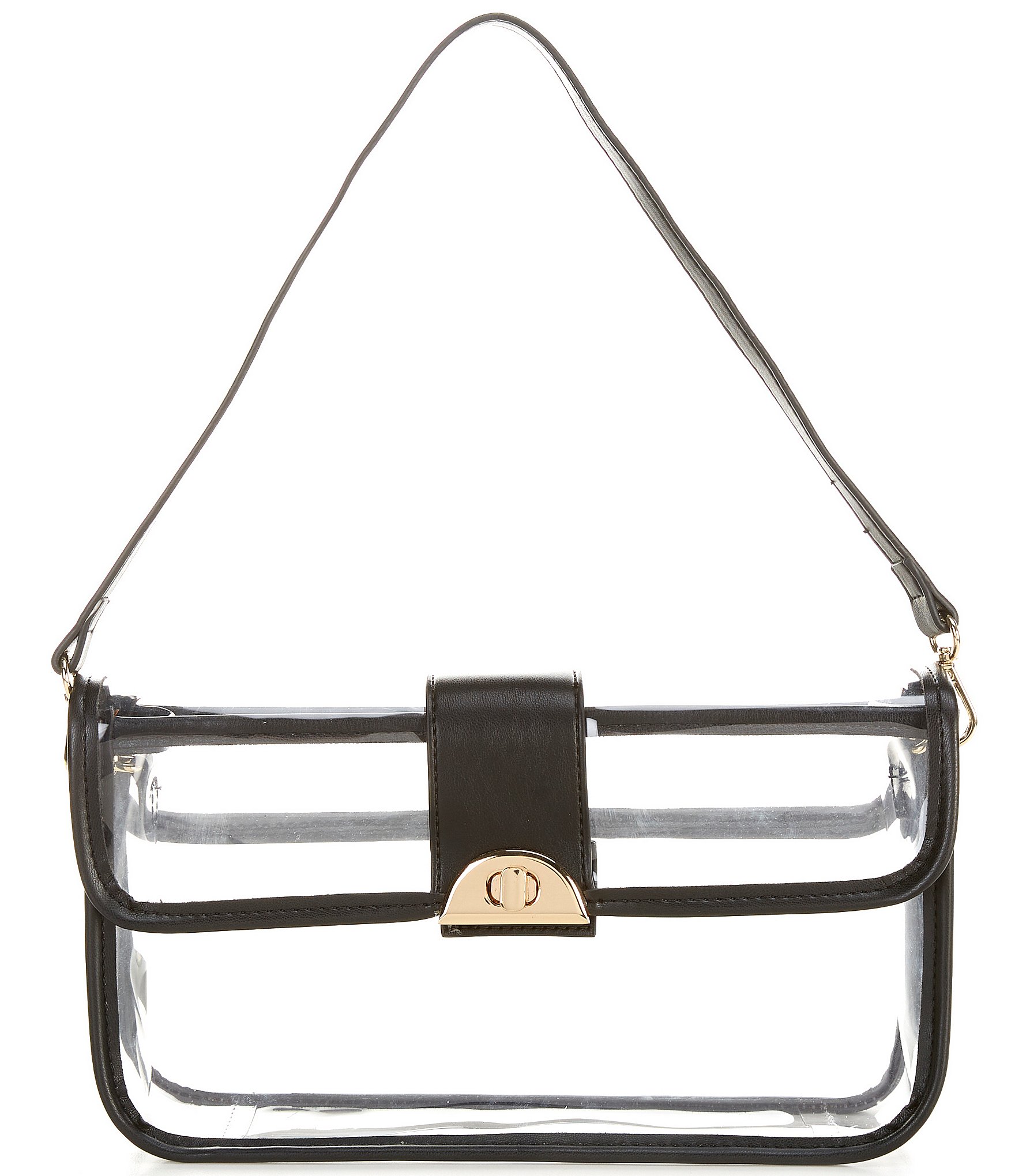 Anna & Ava Clear East West Flat Crossbody Bag