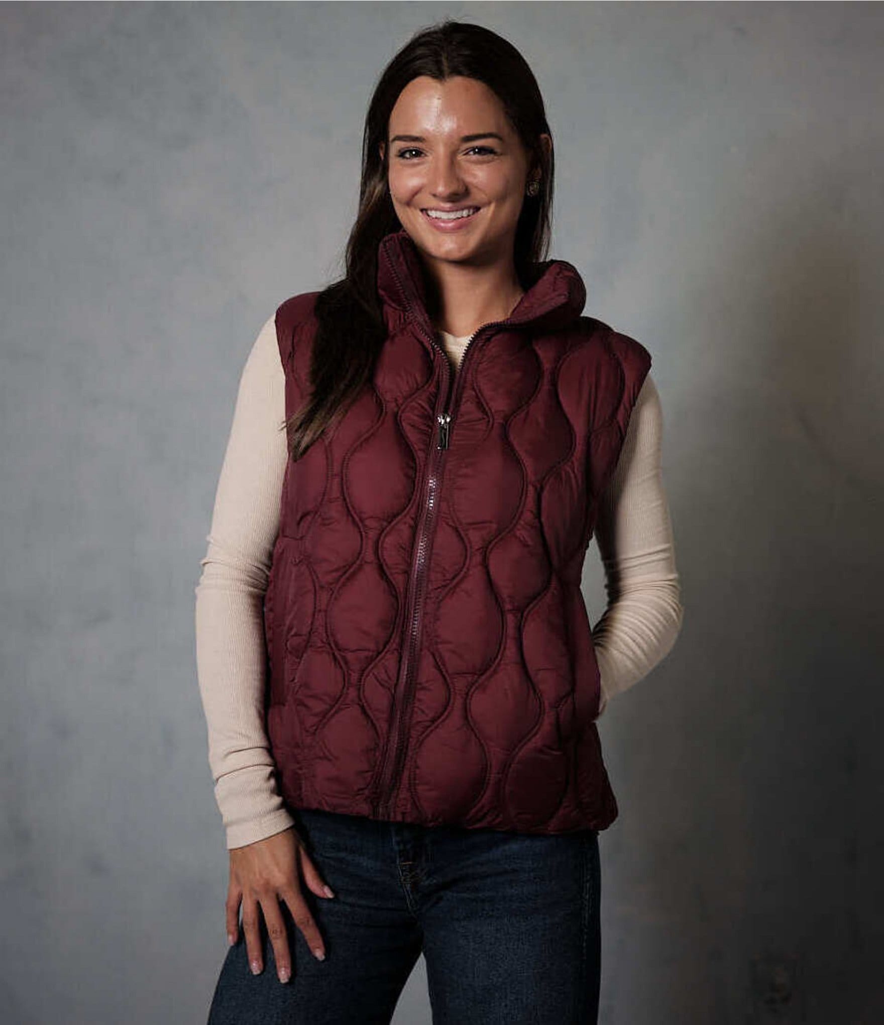 Anna & Ava Curve Quilted Vest