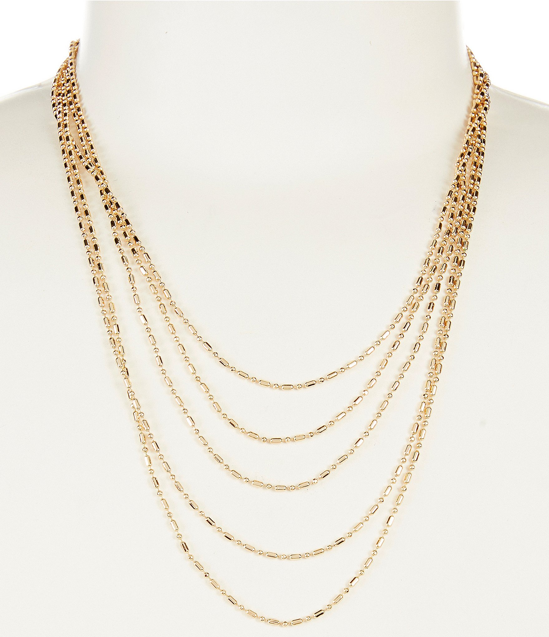 Anna & Ava Delicate Layered Short Multi-Strand Necklace