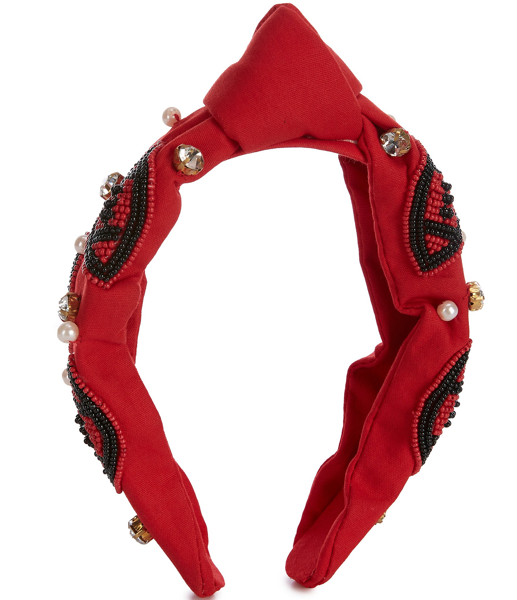 Anna & Ava Embellished Football Headband