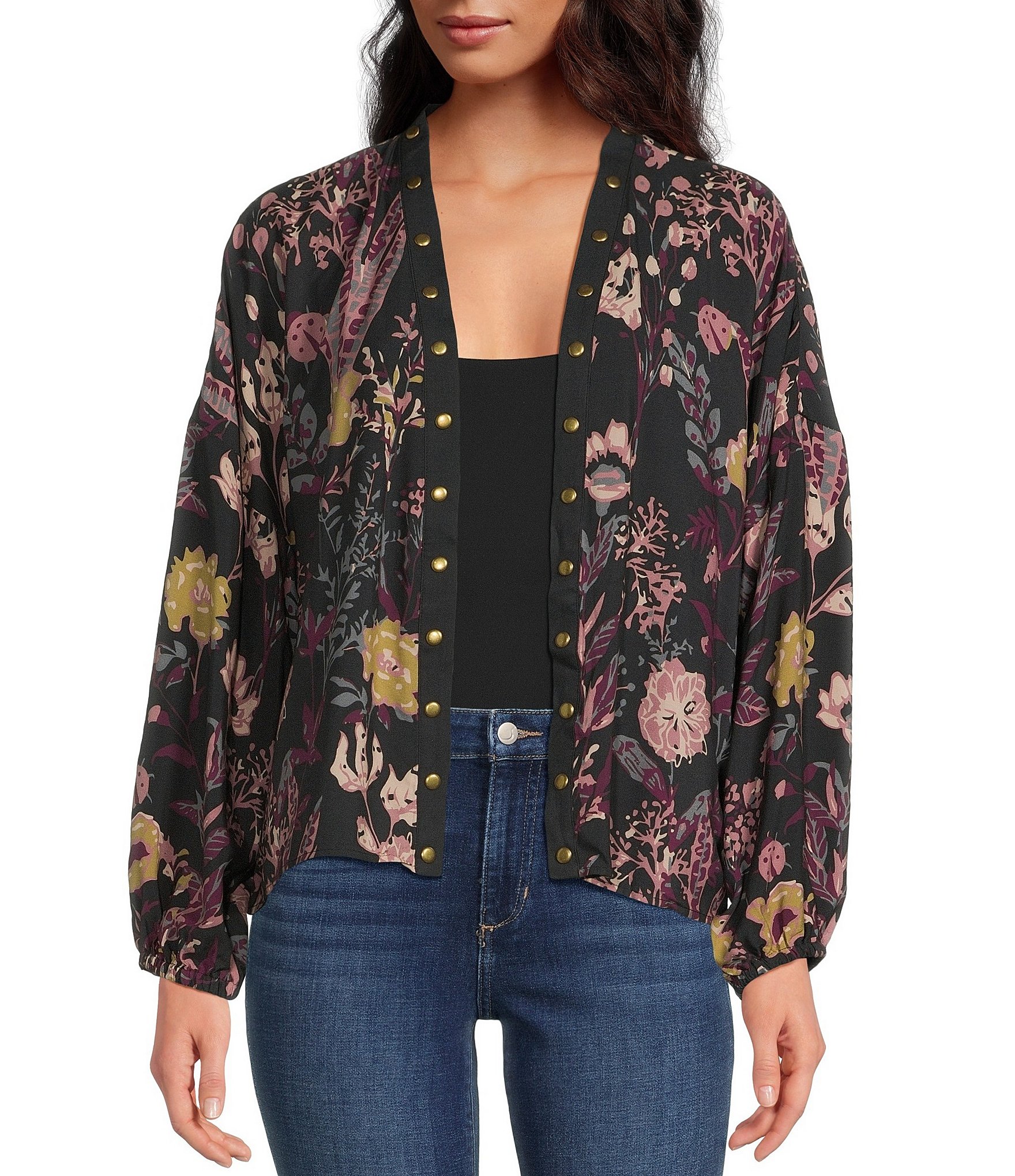 Anna & Ava Floral Stud Jacket