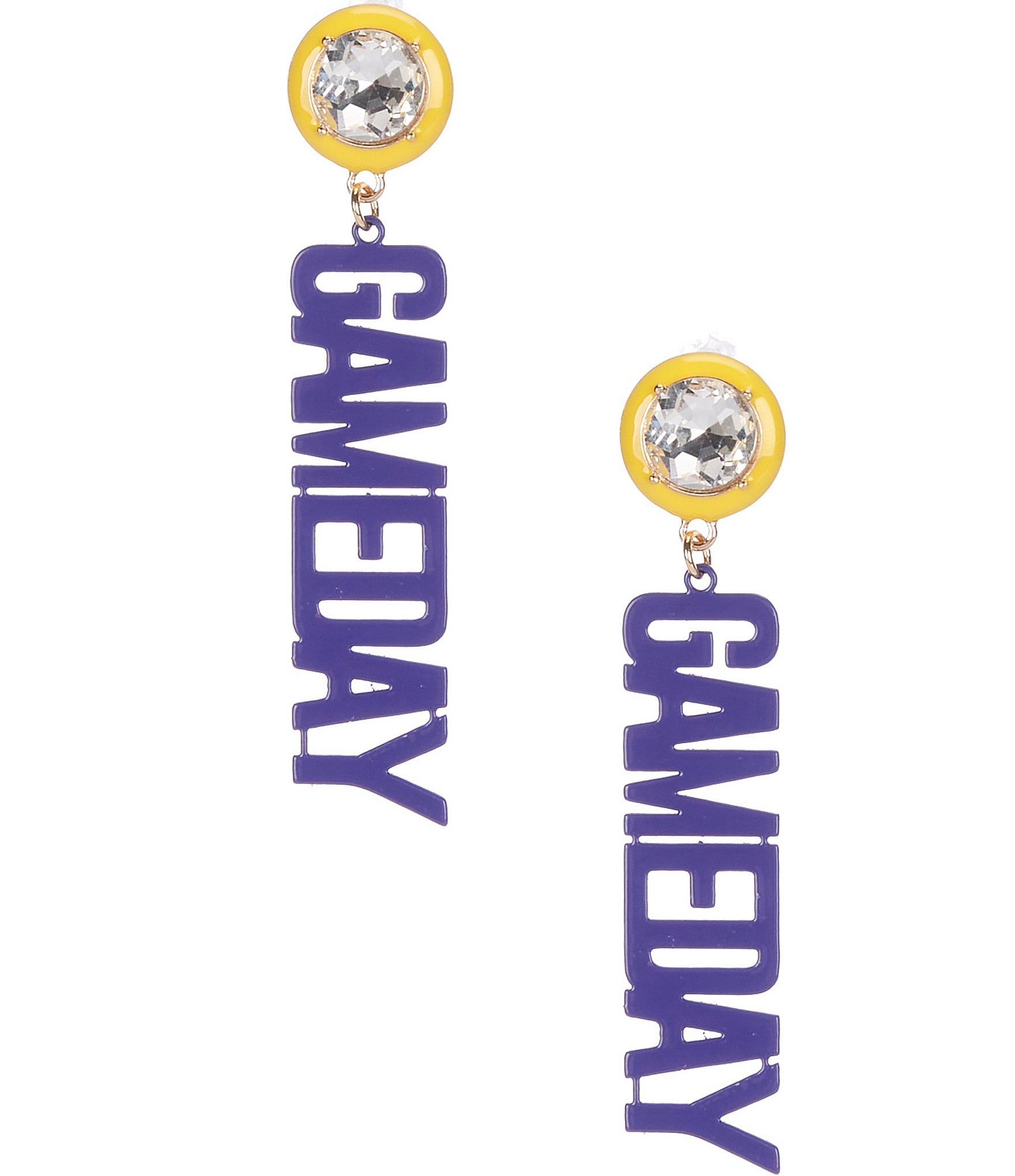 Anna & Ava Gameday Stone Statement Drop Earrings