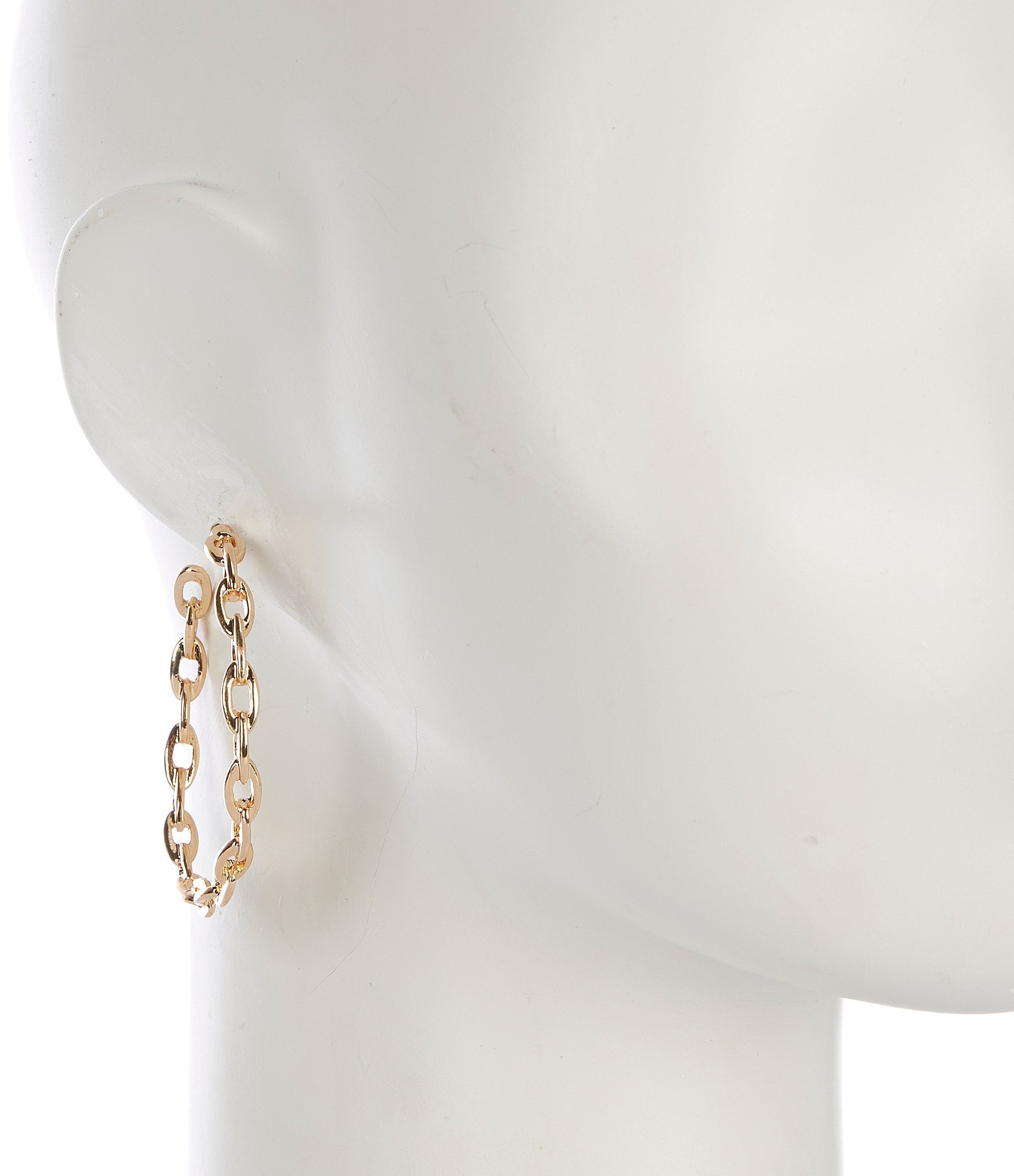 Anna & Ava Link Hoop Earrings