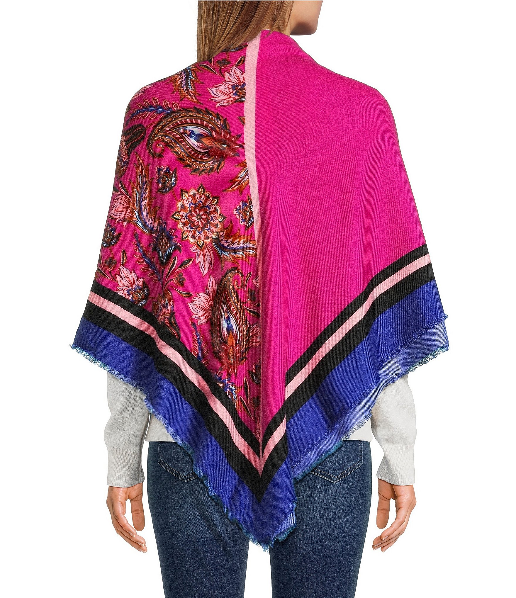 Anna & Ava Mixed Print Scarf Wrap