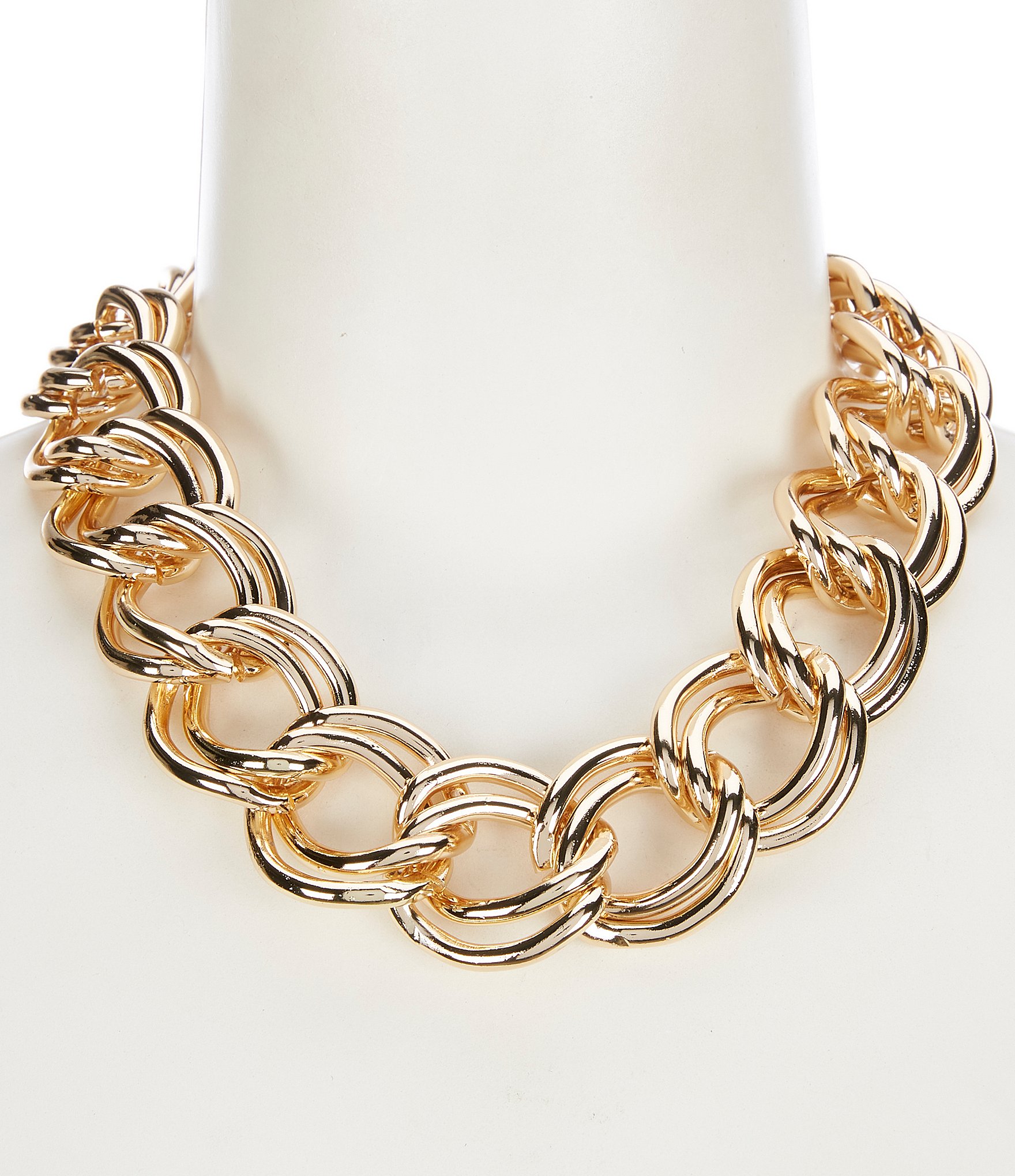 Anna & Ava Oversized Statement Link Statement Necklace | Dillard's