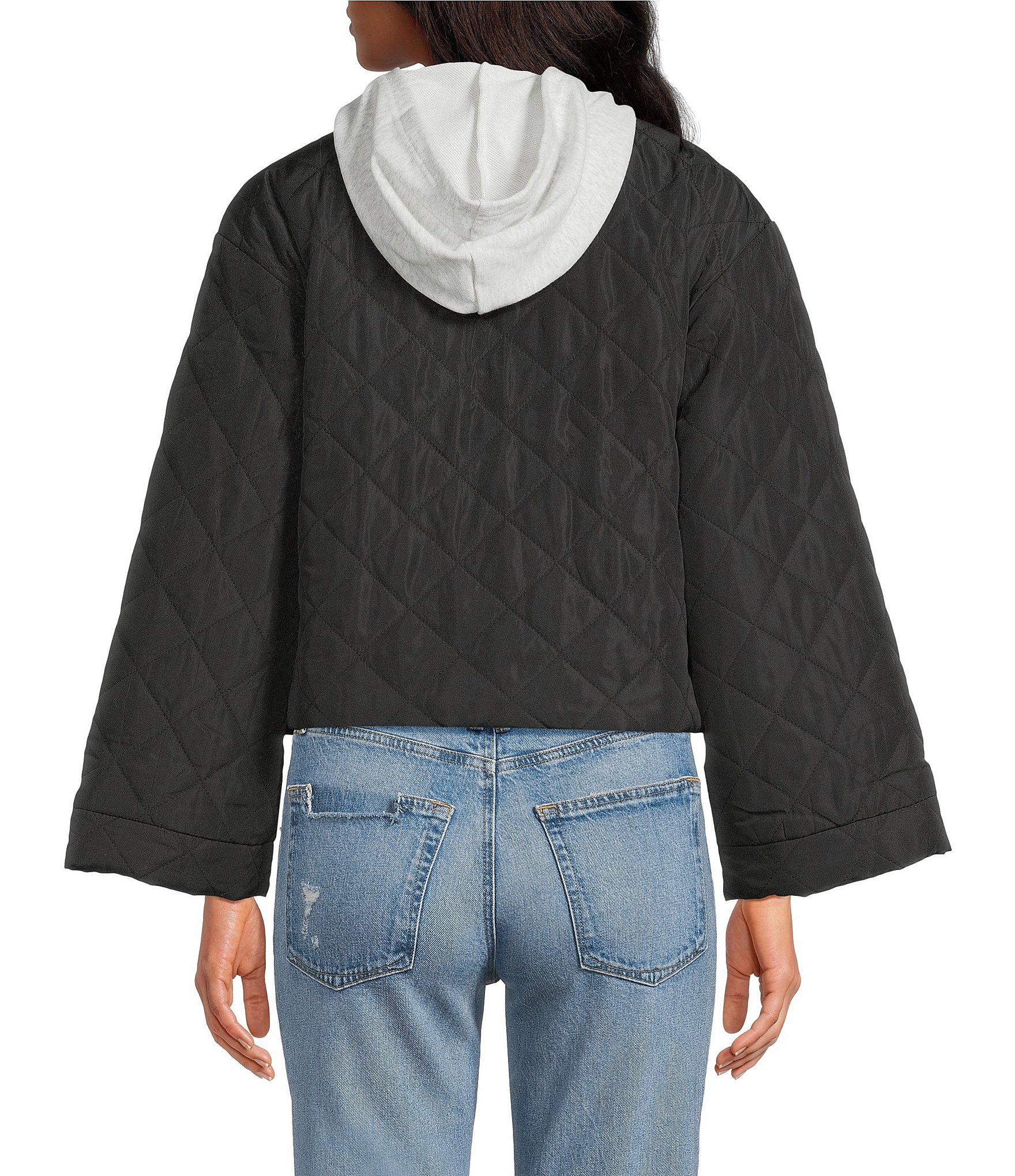 Anna & Ava Quilted Jacket with Removable Hoodie Dickey