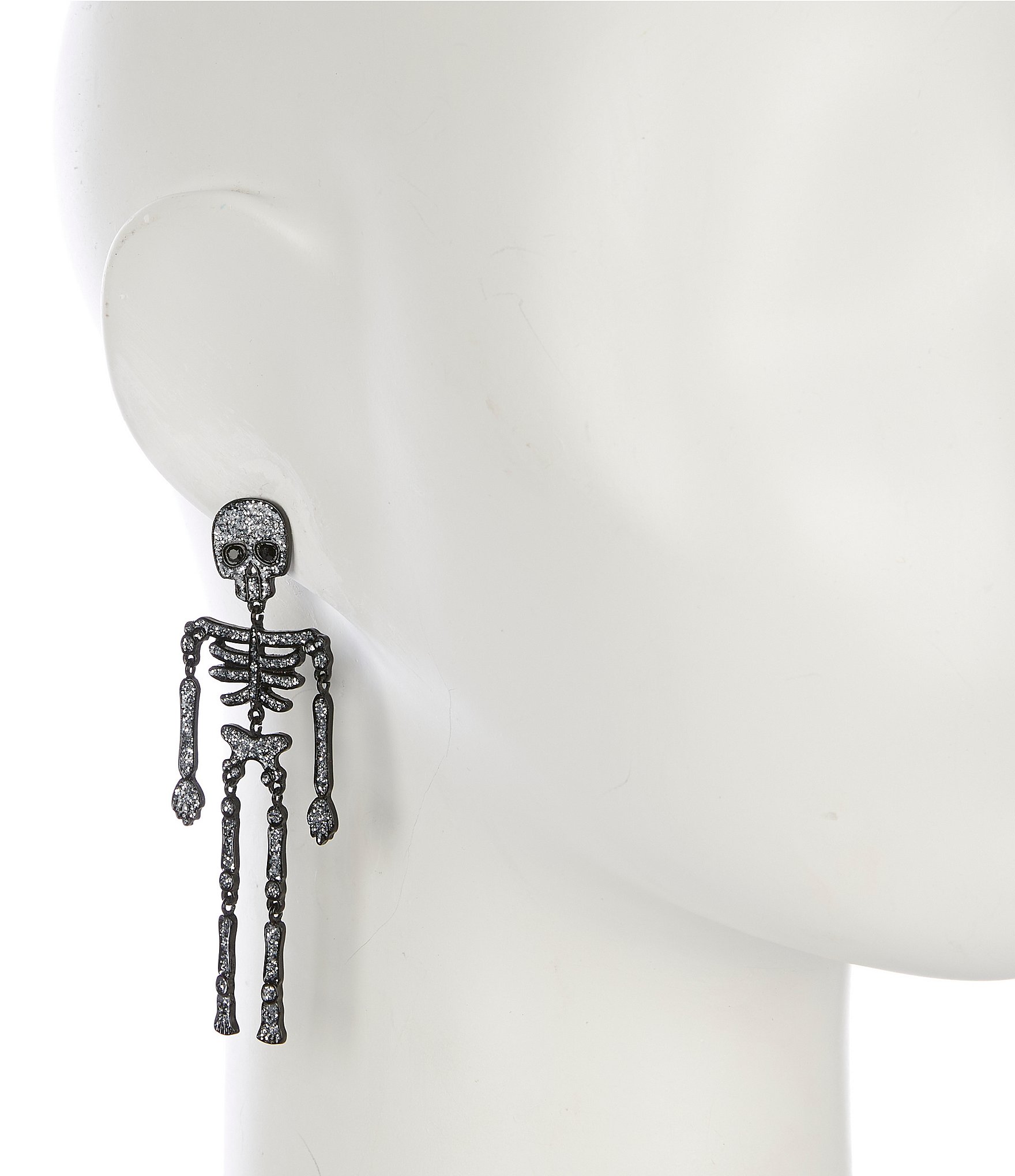 Anna & Ava Halloween Skeleton Drop Earrings