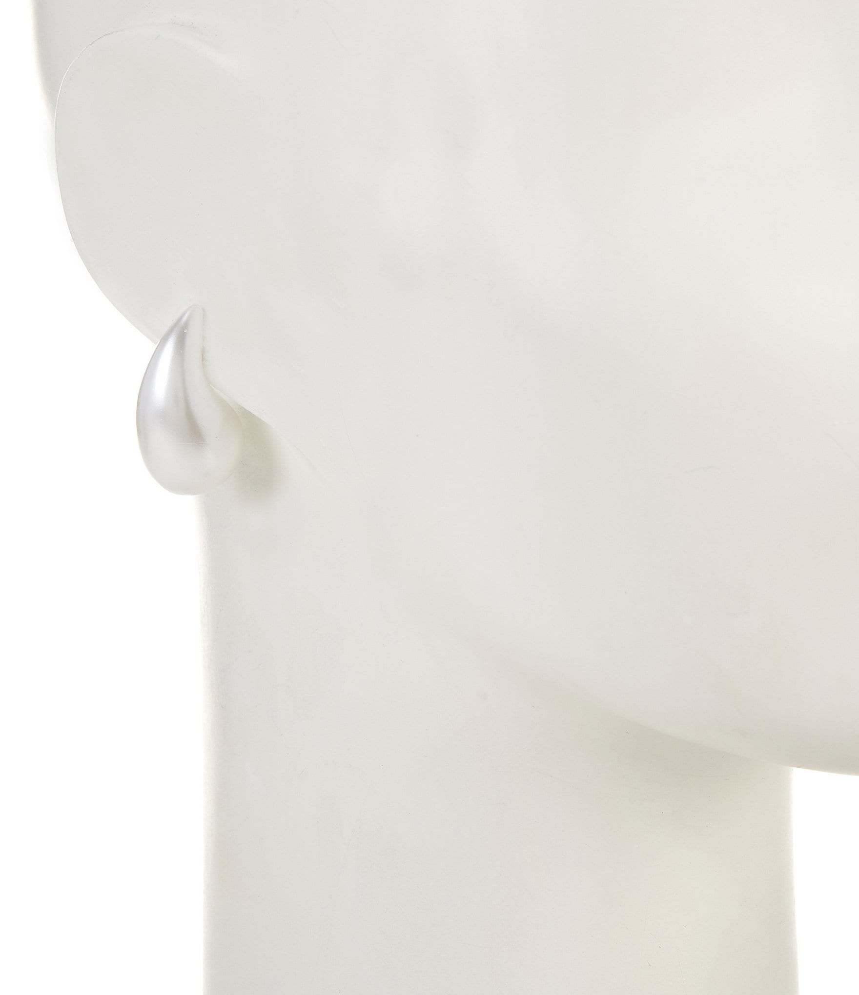 Anna & Ava Thick Organic Pearl Hoop Earrings