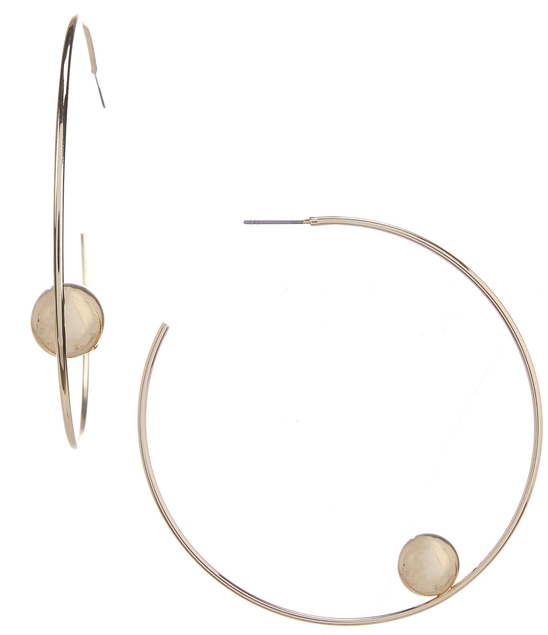 Anna & Ava Waterproof Ball Hoop Earrings