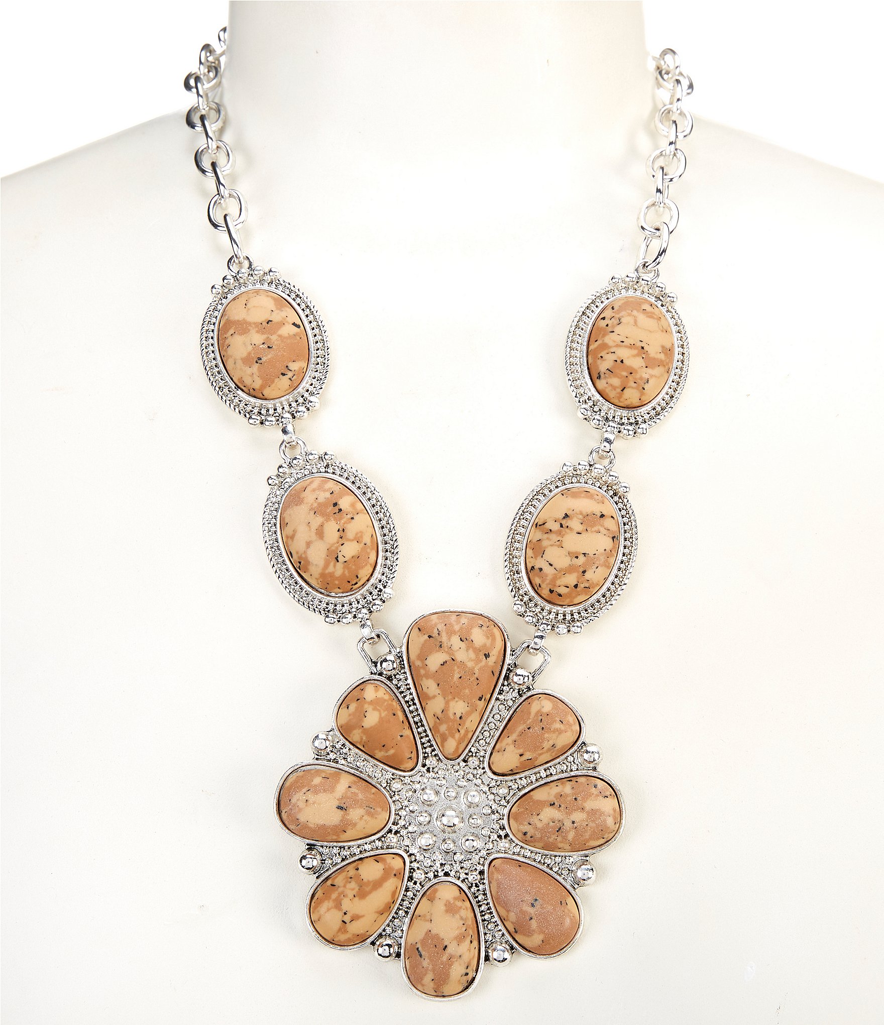 Anna & Ava Western Feather Statement Necklace