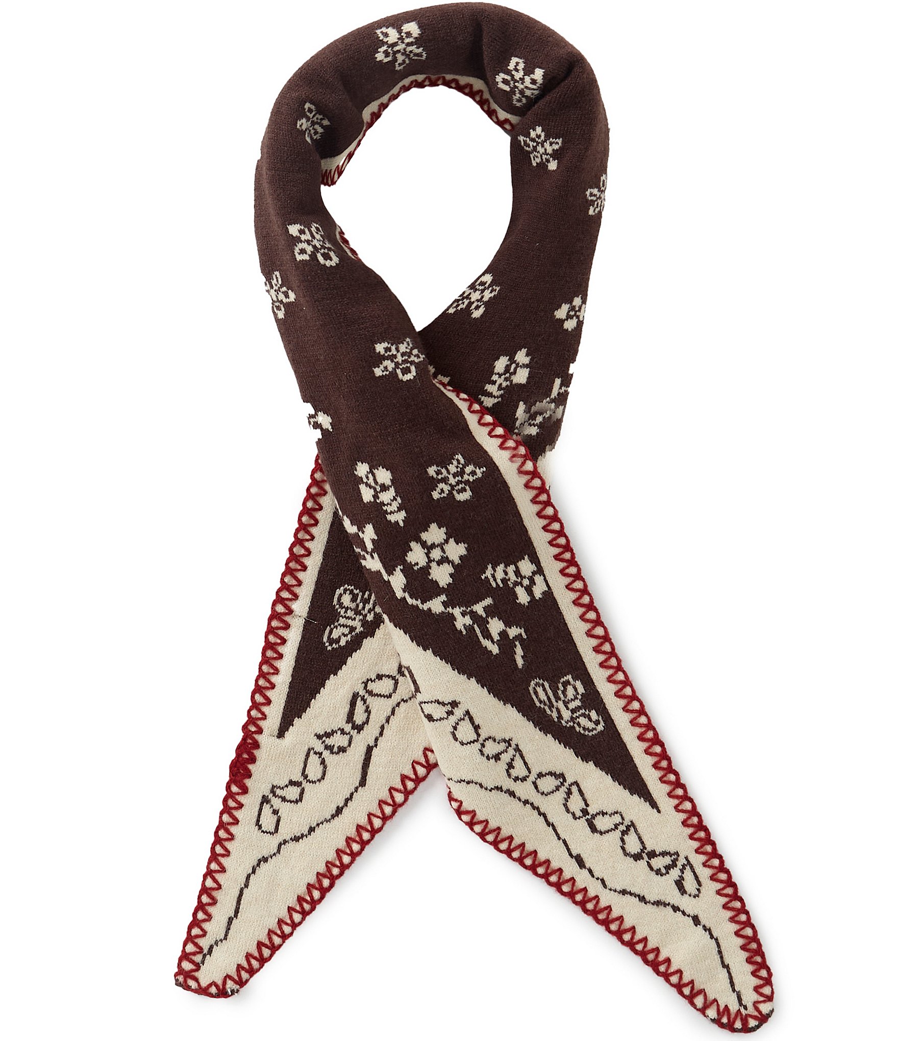 Anna & Ava Whipstitch Bandana Triangle Scarf
