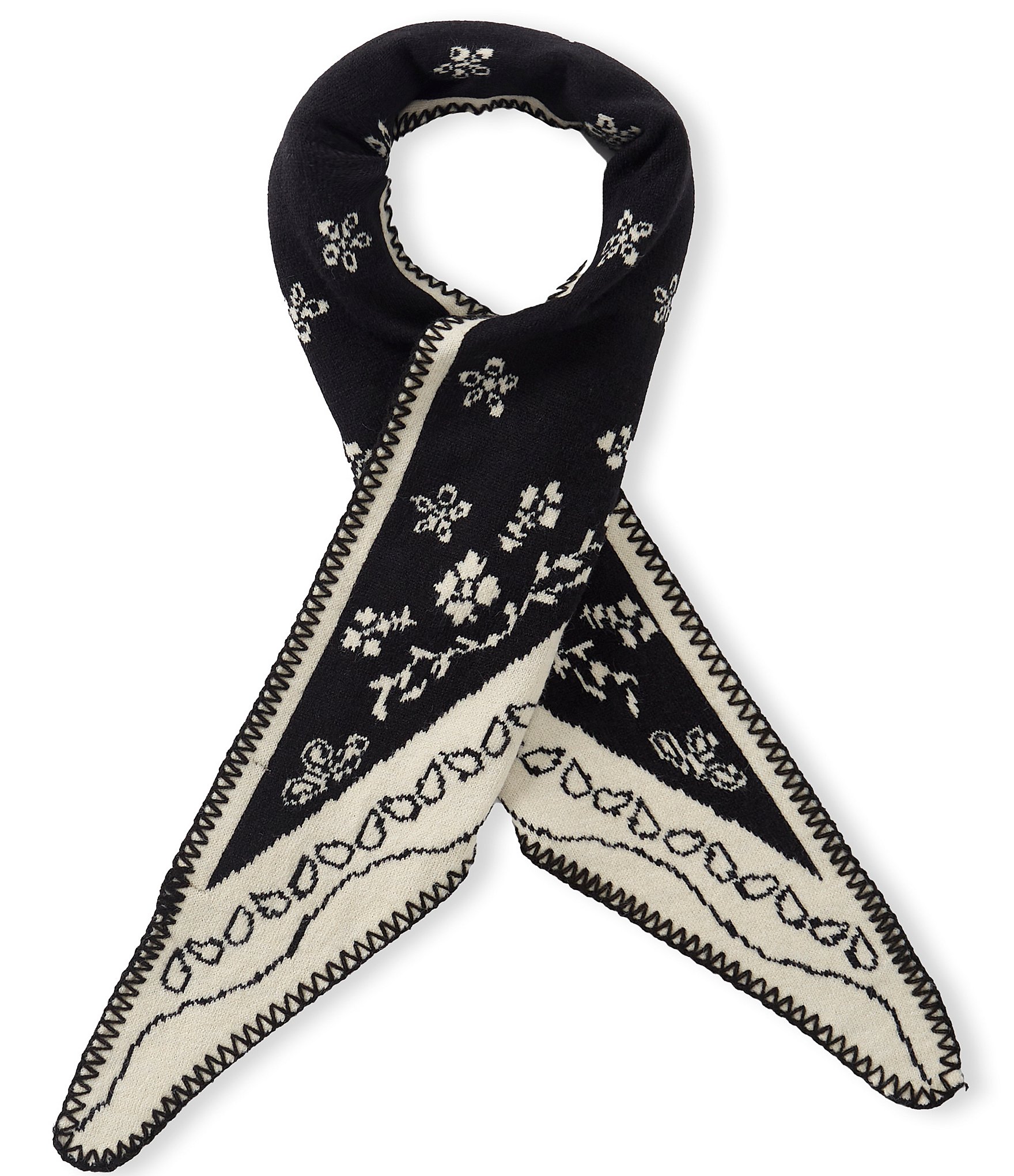 Anna & Ava Whipstitch Bandana Triangle Scarf