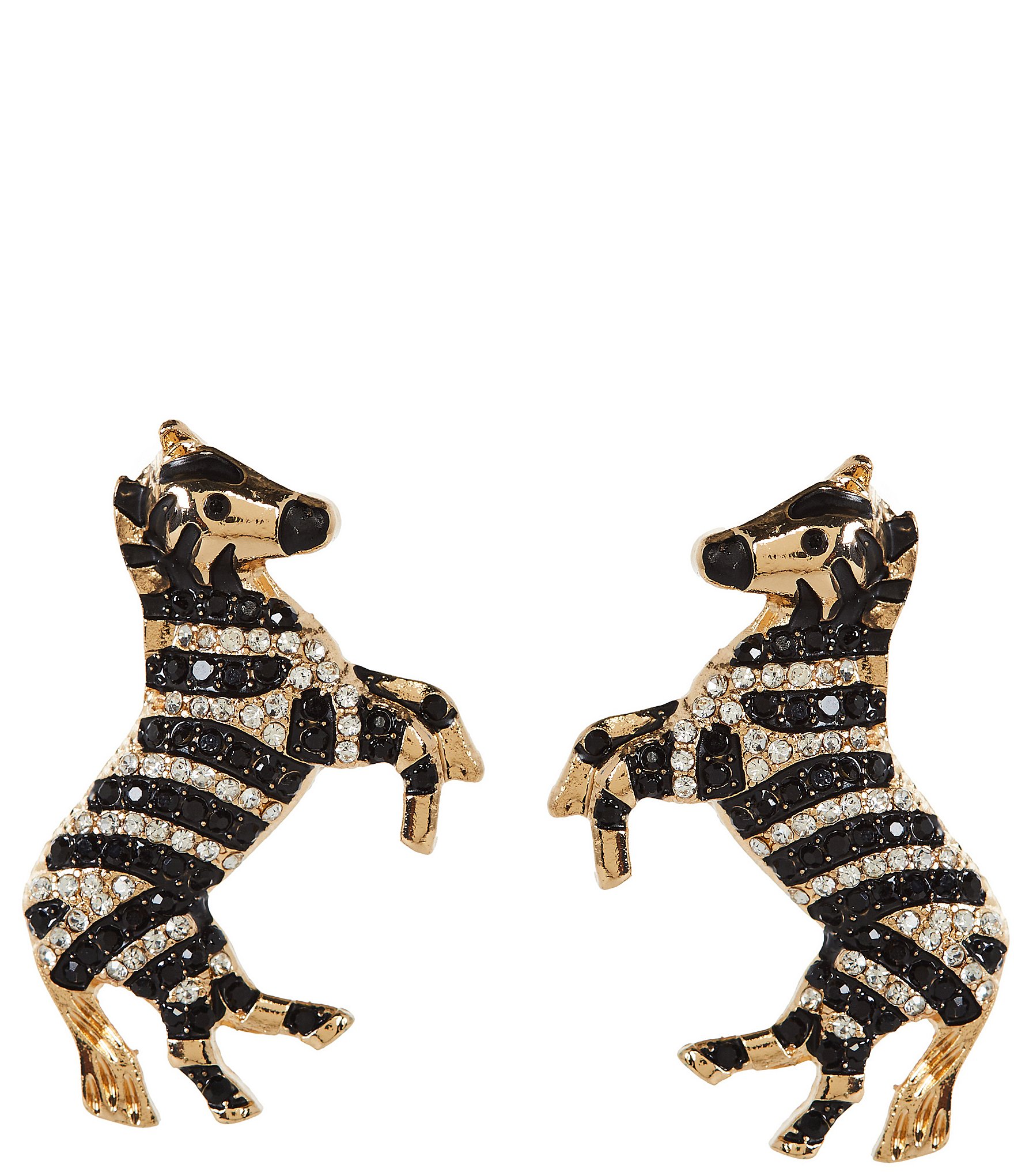 Anna & Ava Zebra Statement Drop Earrings