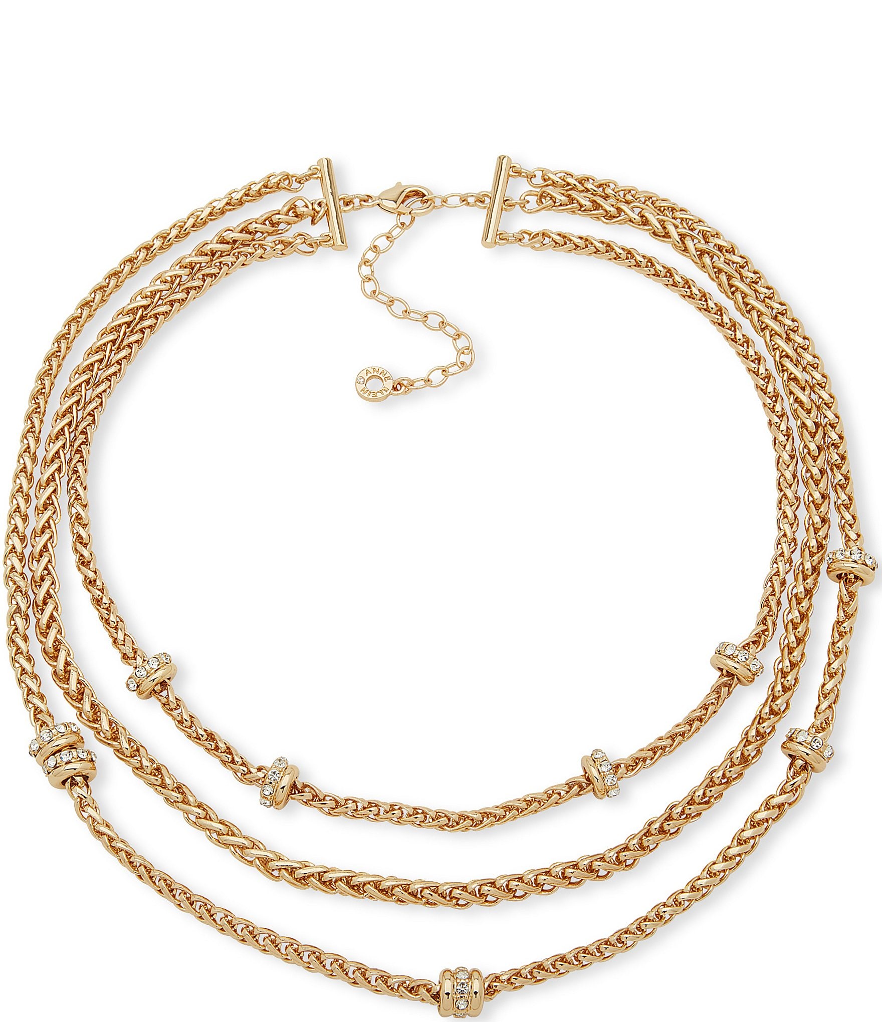 Anne Klein infinity Necklace Gold cheapest Tone