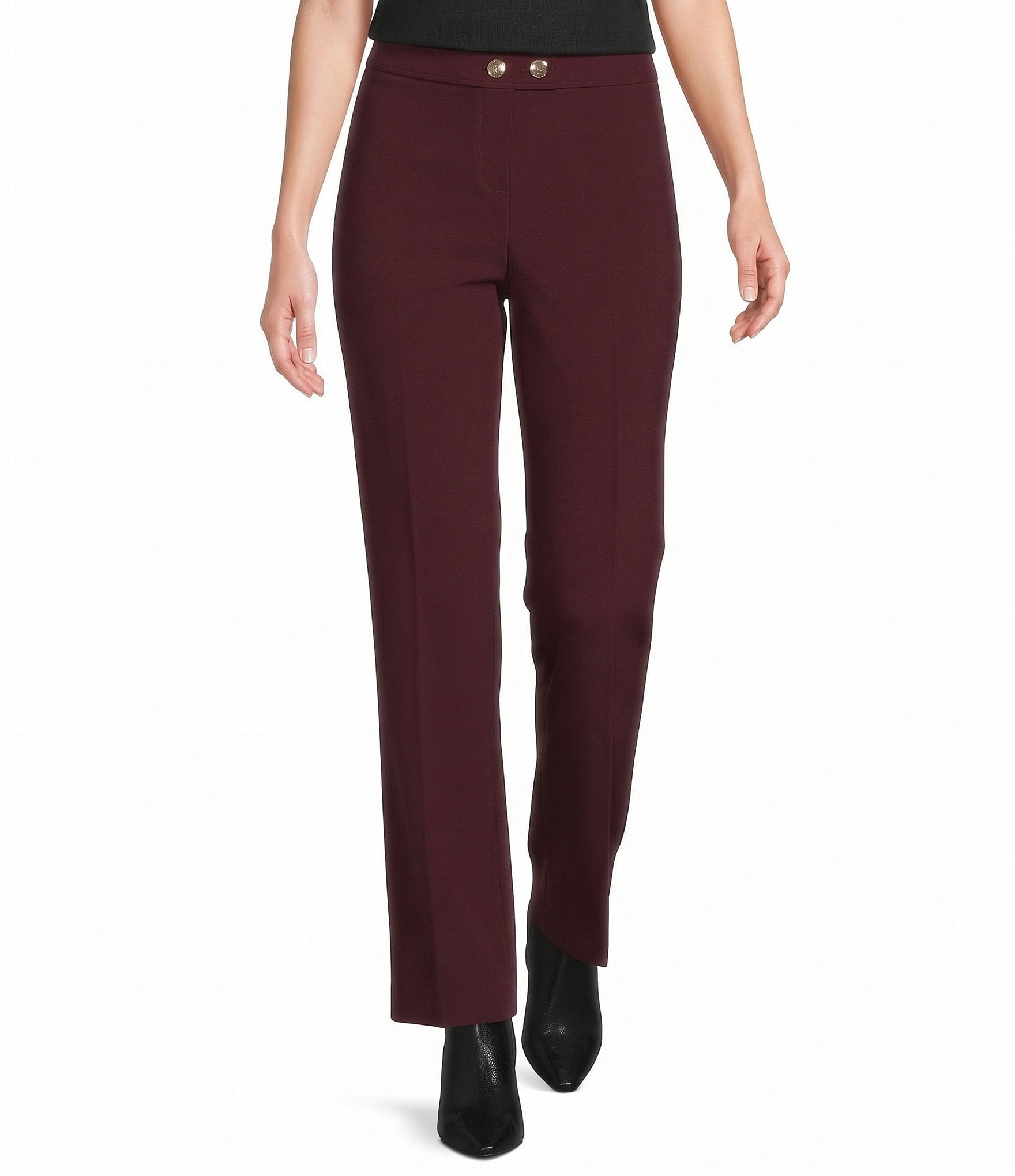 Anne Klein Liberty Stretch Straight Leg Pants
