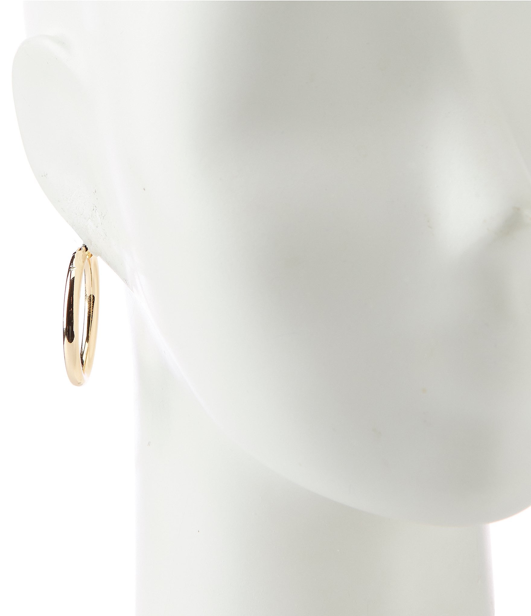 Anne Klein Medium Click Top Hoop Earrings