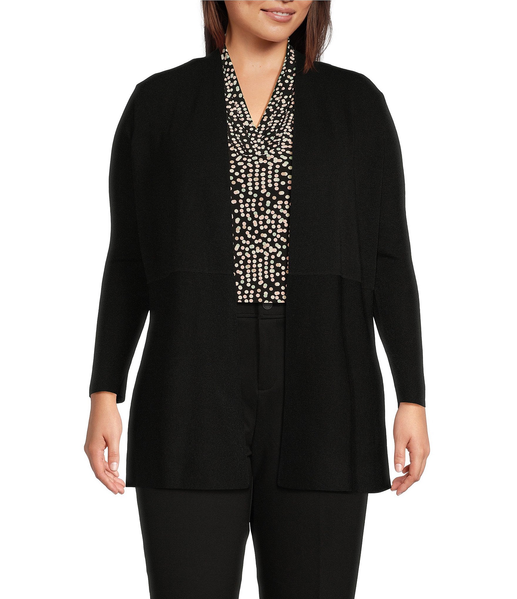 Anne klein black on sale cardigan