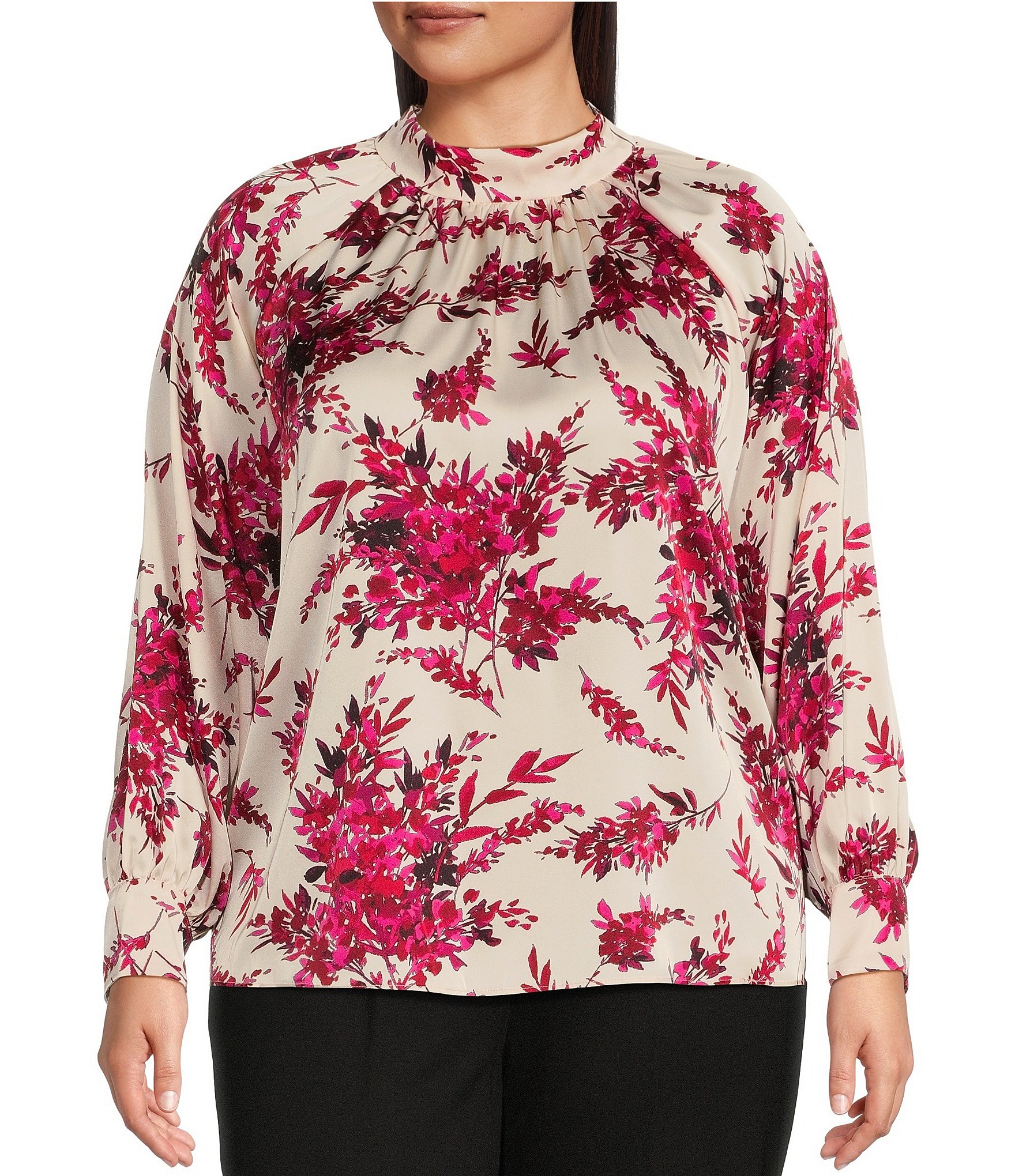 Pink Women's Plus-Size Tops & Blouses