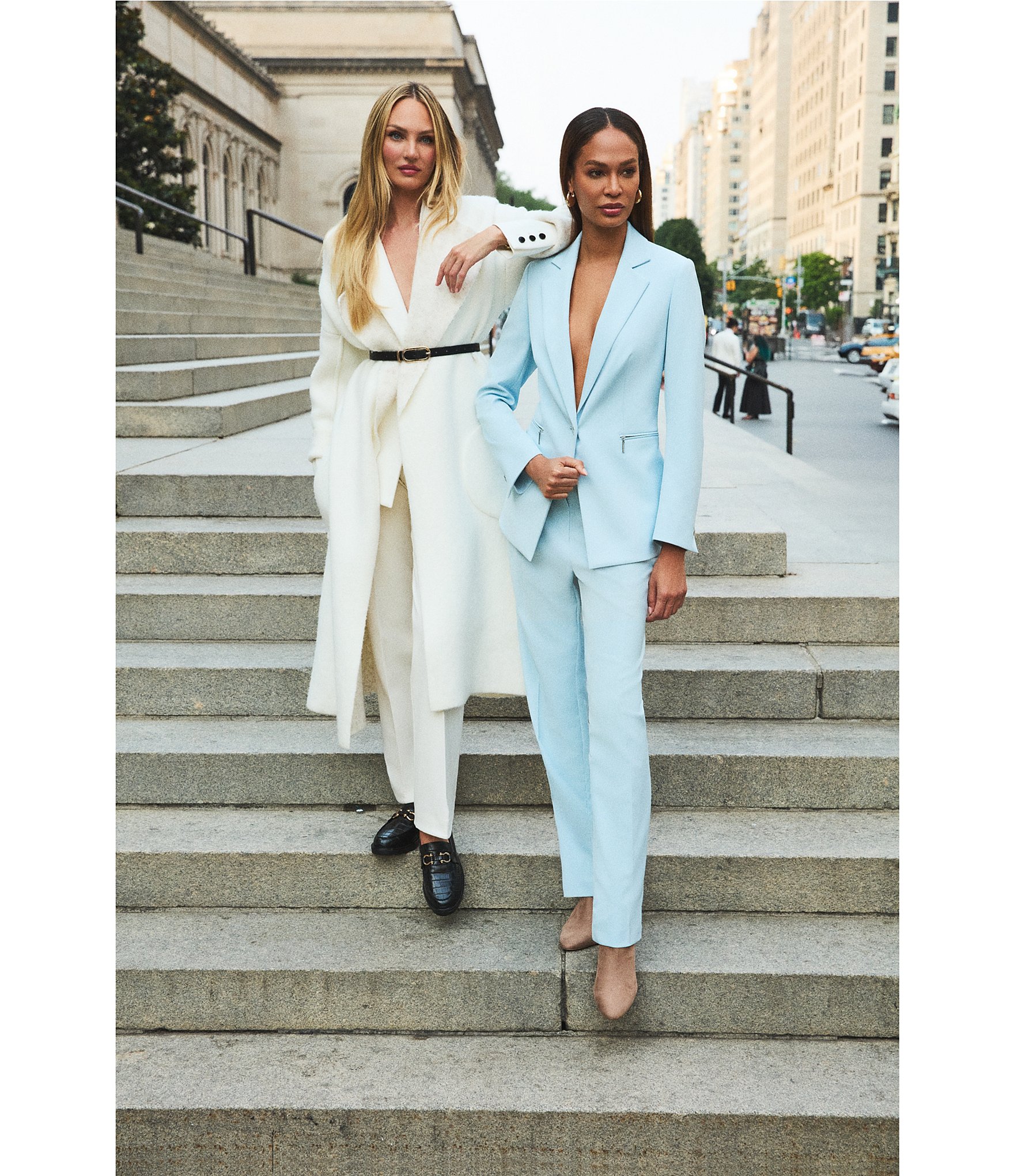 Anne Klein Pull On Side Seam Pockets Wide Leg Pants