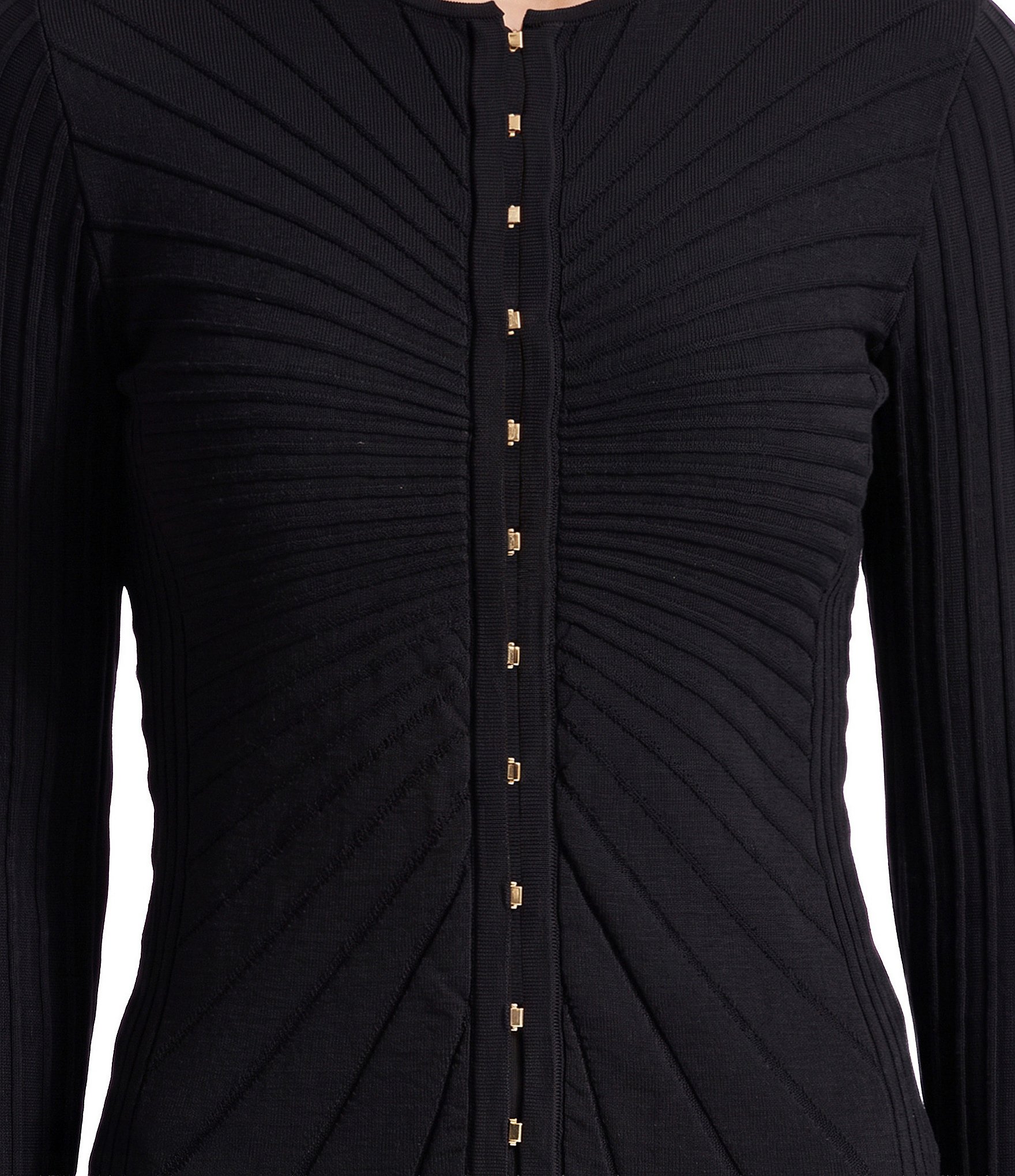 Anne Klein Sunburst Button Front Cardigan
