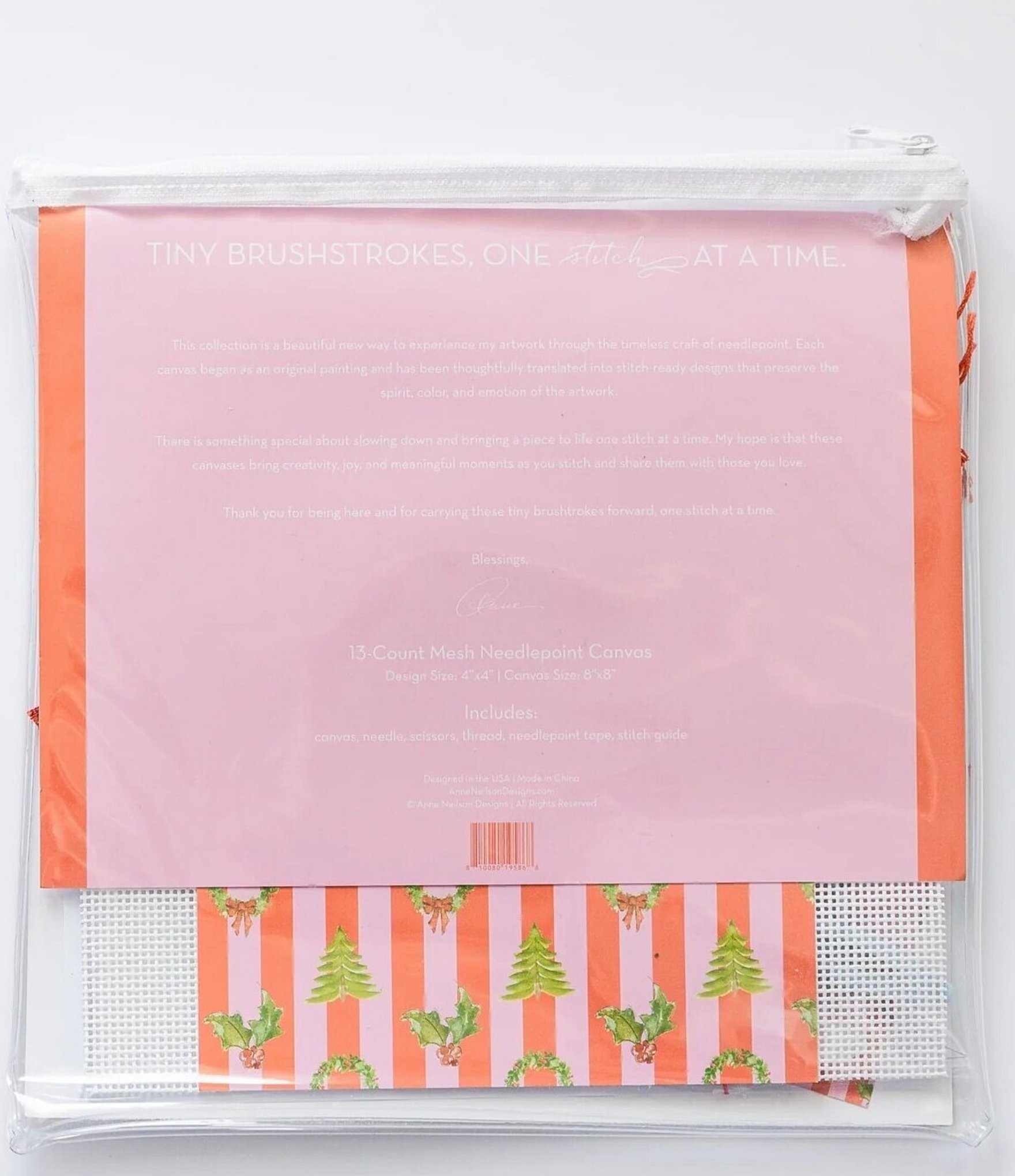 Anne Neilson The Everlasting Wreath Beginner Needlepoint Kit