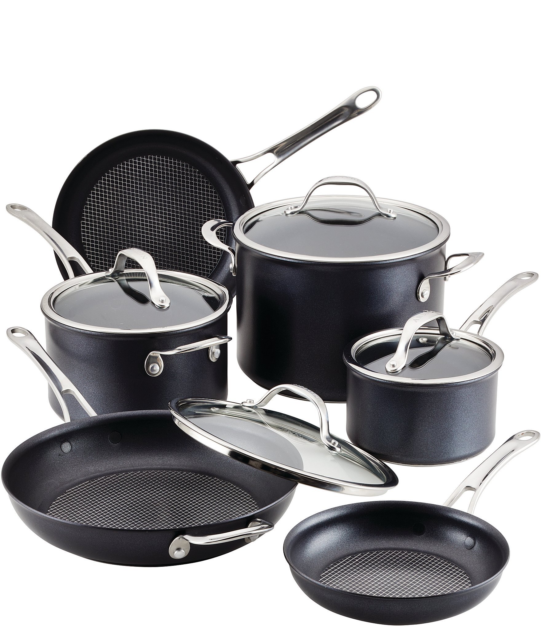 Greater Goods Party of Four Cook Kit - 10 Piece Nonstick Cookware Set for a  Complete Kitchen | Non Toxic, Teflon Free Pots and Pans Work on All
