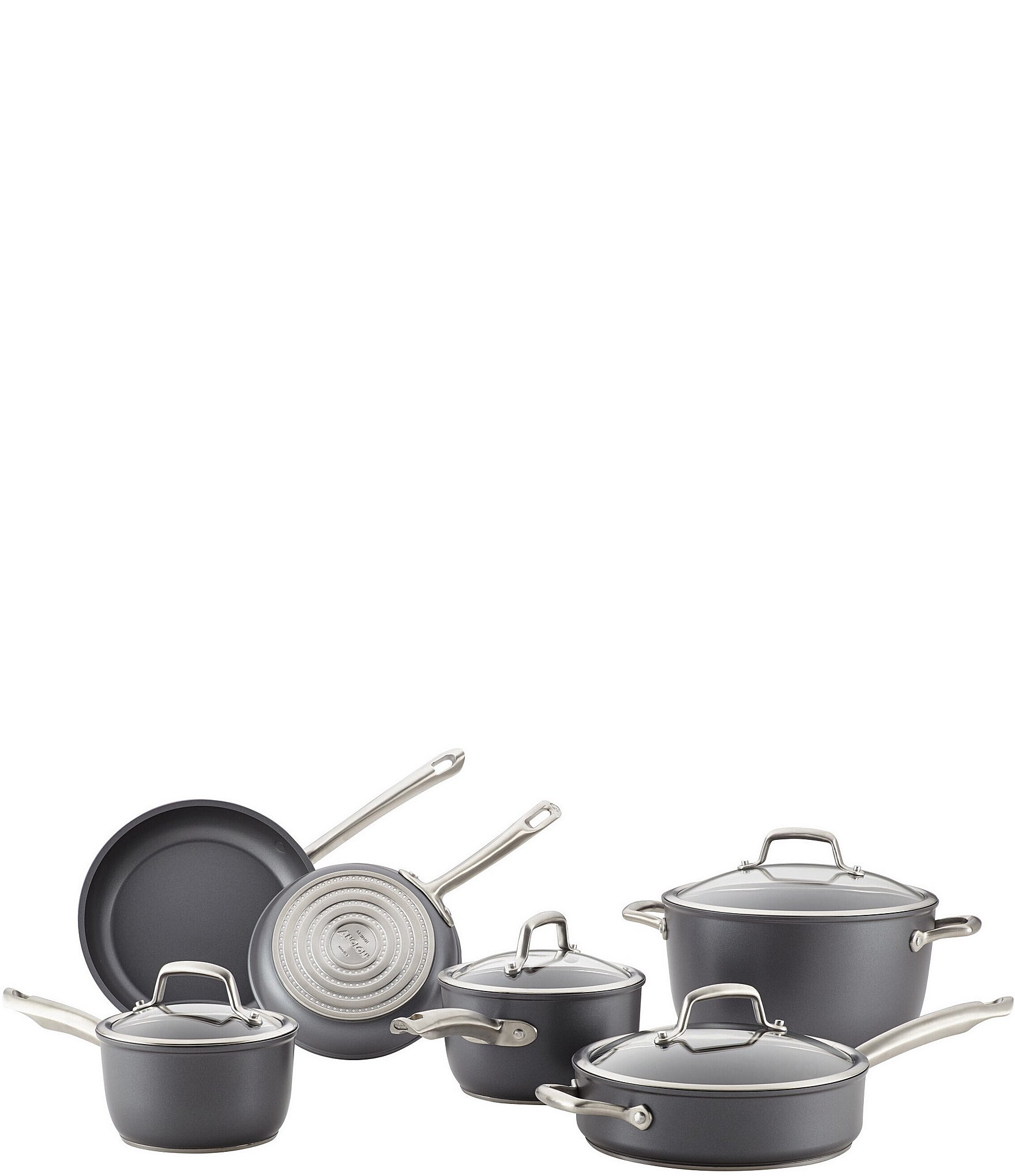 Anolon Accolade HardAnodized Precision 10Piece Cookware Set Hamilton Place