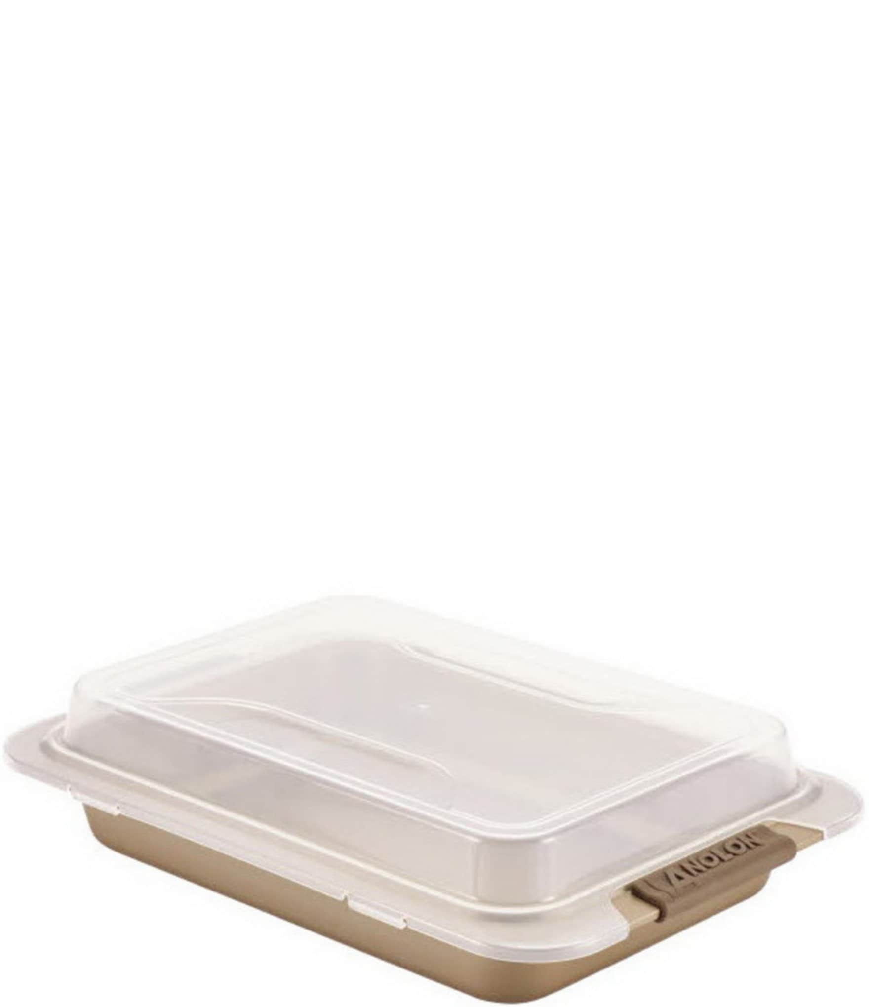 Anolon Advanced Nonstick Covered Cake Pan with Silicone Grips | Dillard's
